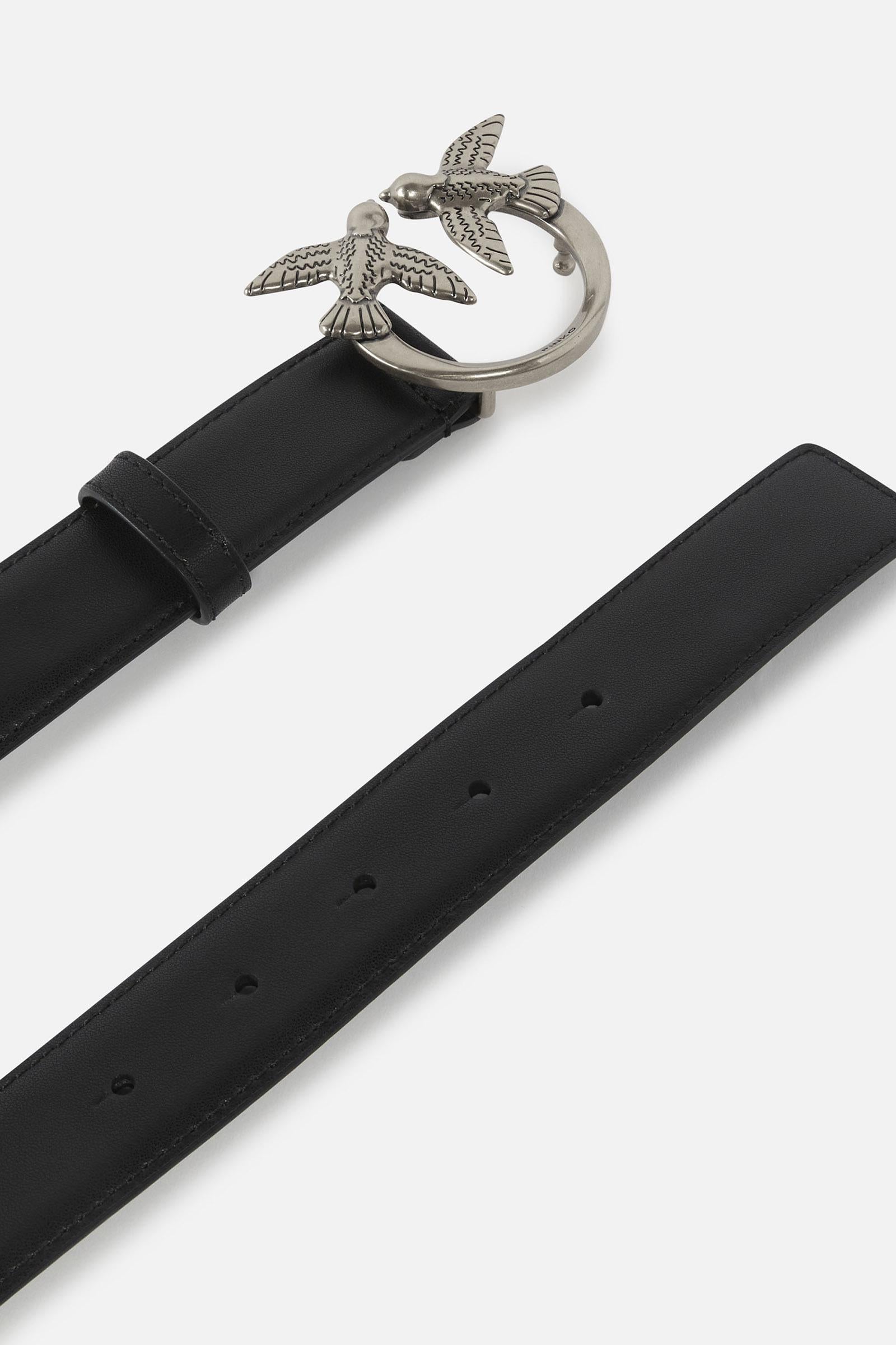 Cintura Love Birds in pelle 3cm