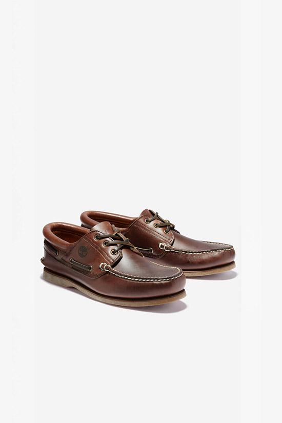 Scarpa da Barca da Uomo Classica Authentic in marrone