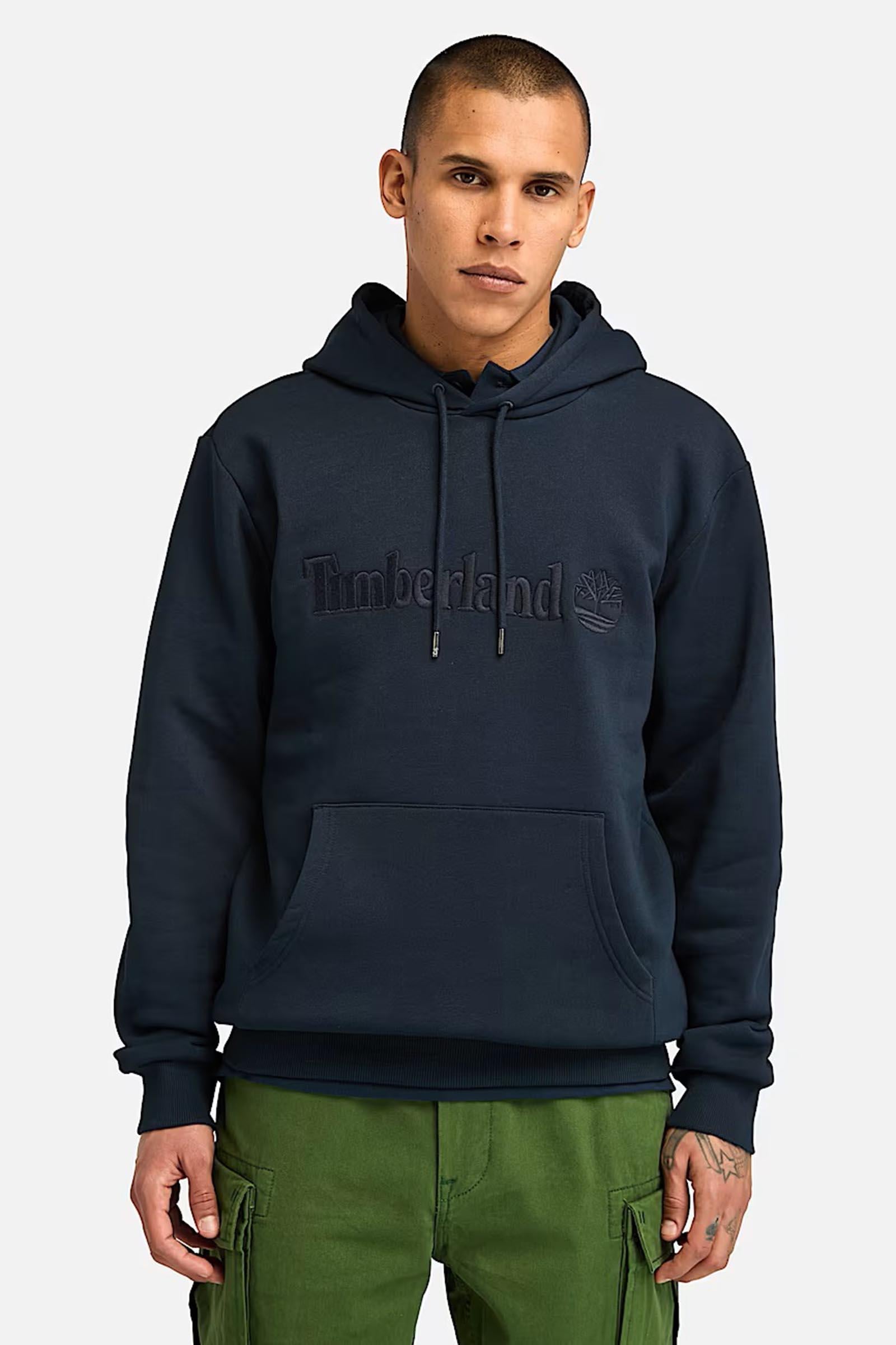 Felpa con Cappuccio Hampton da Uomo in blu scuro