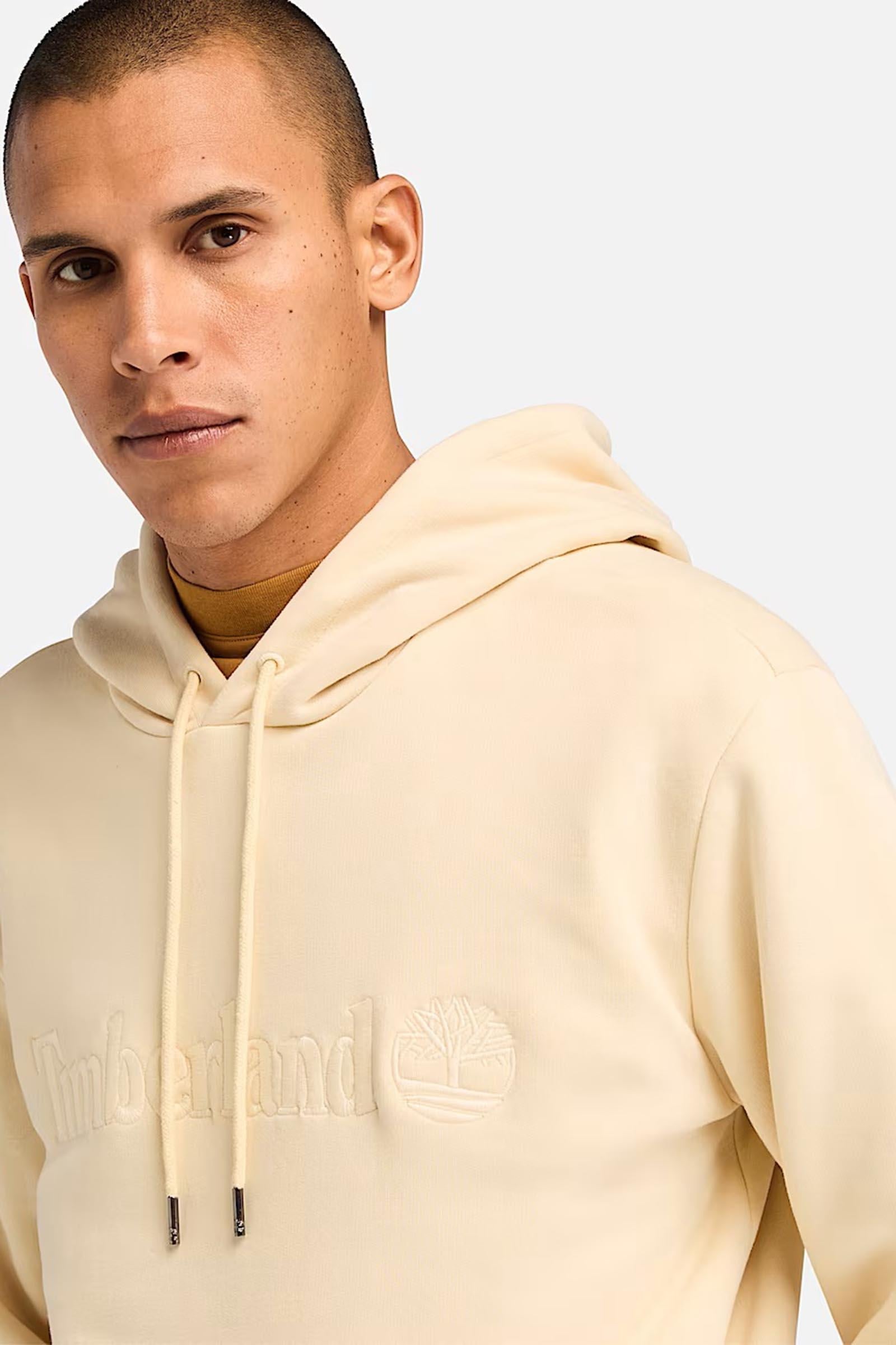 Felpa con Cappuccio Hampton da Uomo in beige