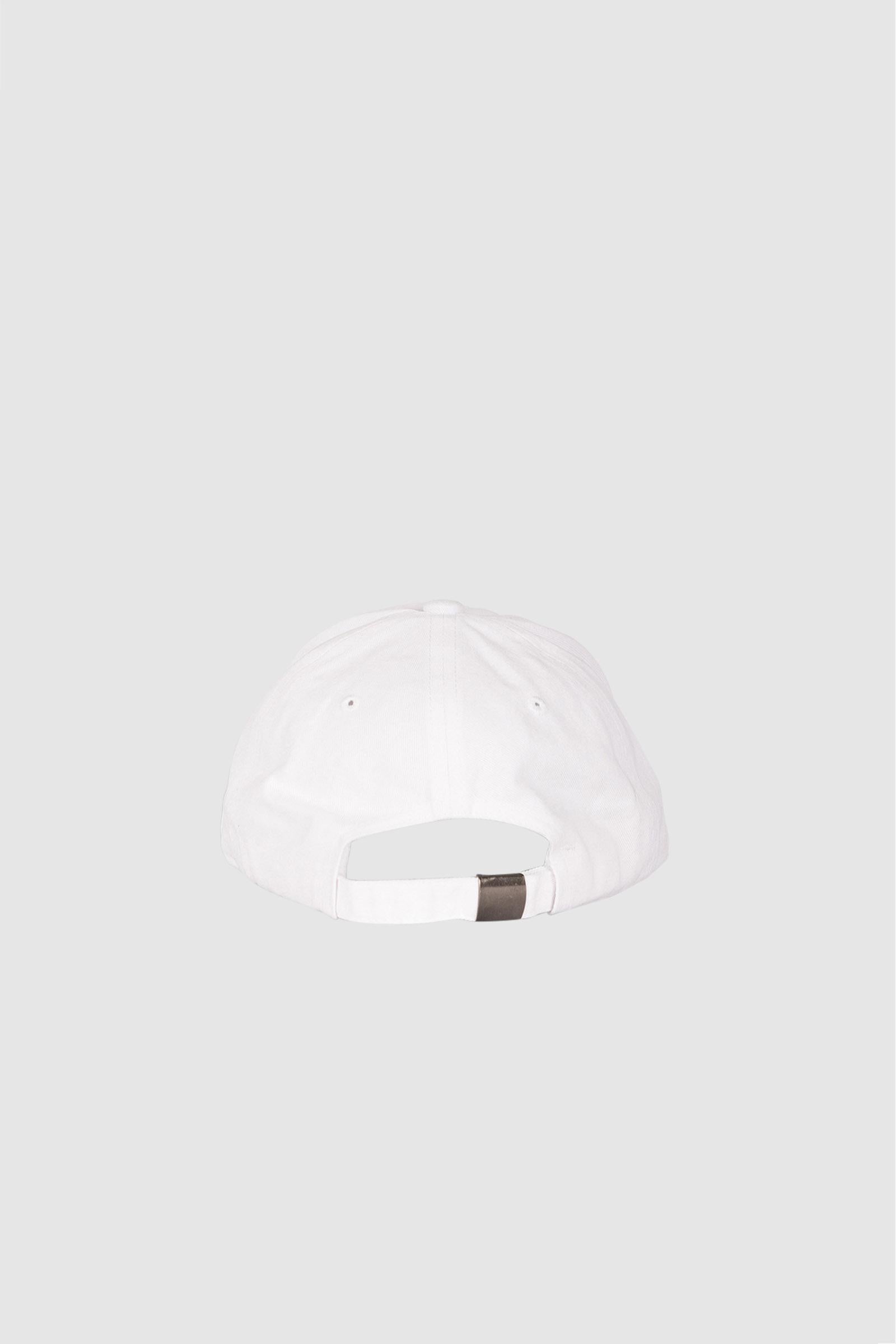 Cappellino Davis in denim bianco con ricamo Saint Barth