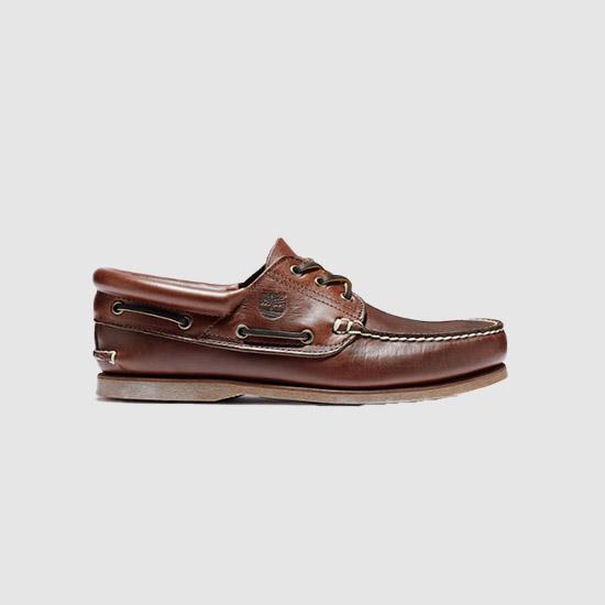 Scarpa da Barca da Uomo Classica Authentic in marrone