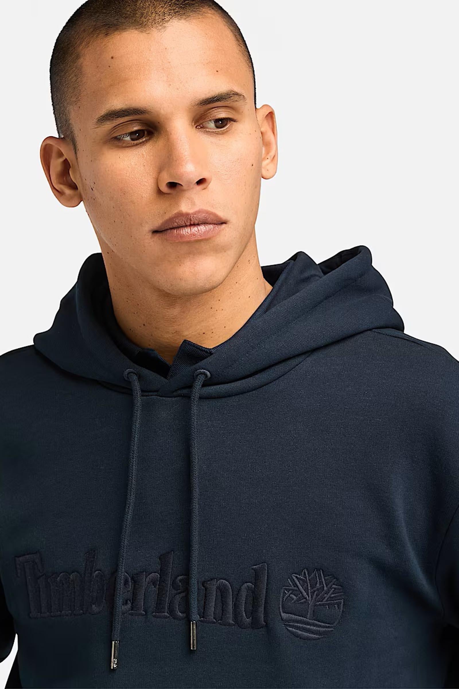 Felpa con Cappuccio Hampton da Uomo in blu scuro