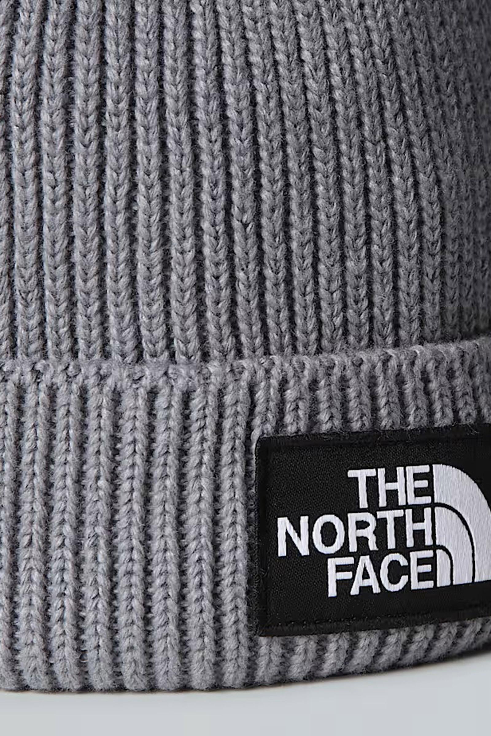 Berretto con risvolto e logo box TNF