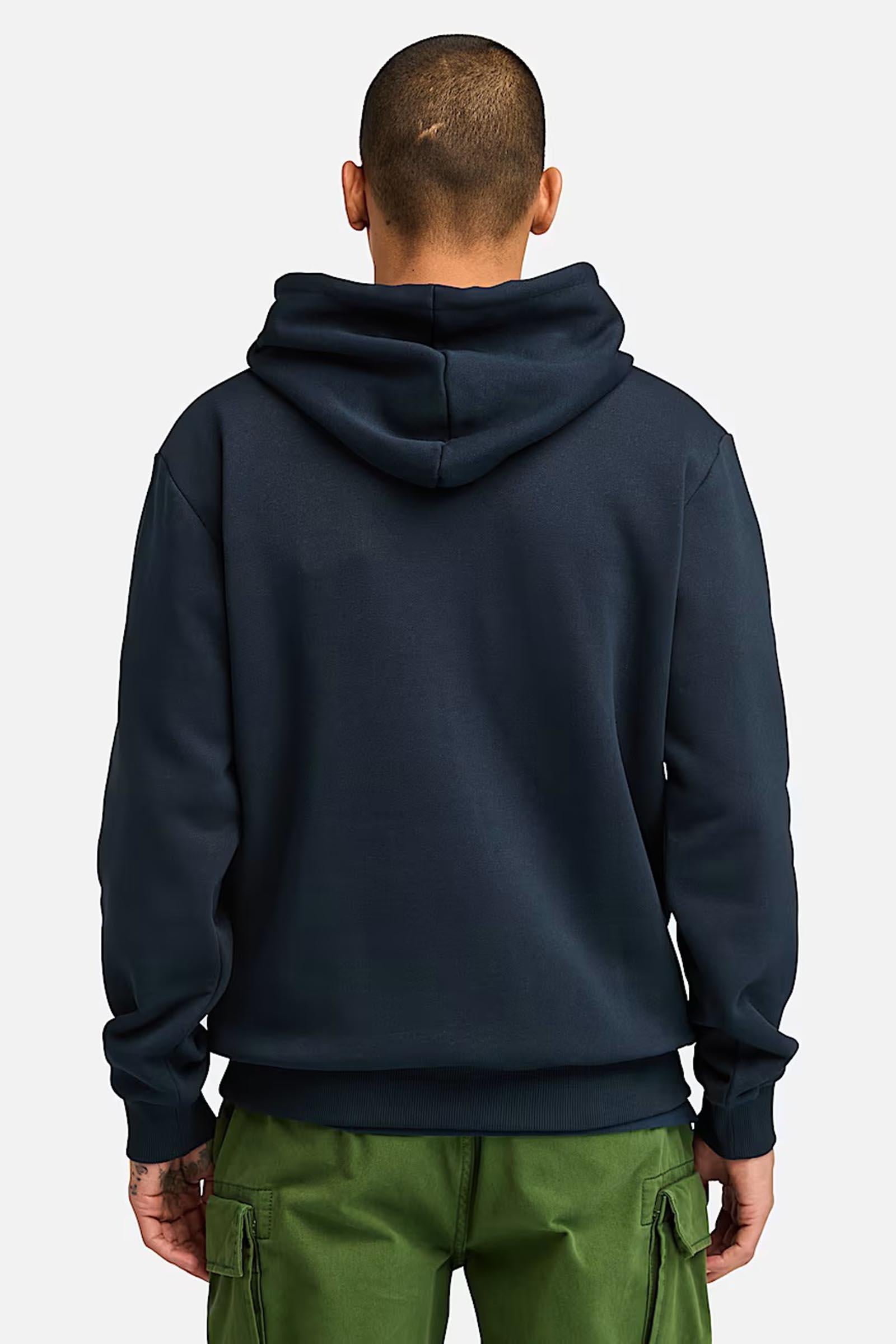 Felpa con Cappuccio Hampton da Uomo in blu scuro
