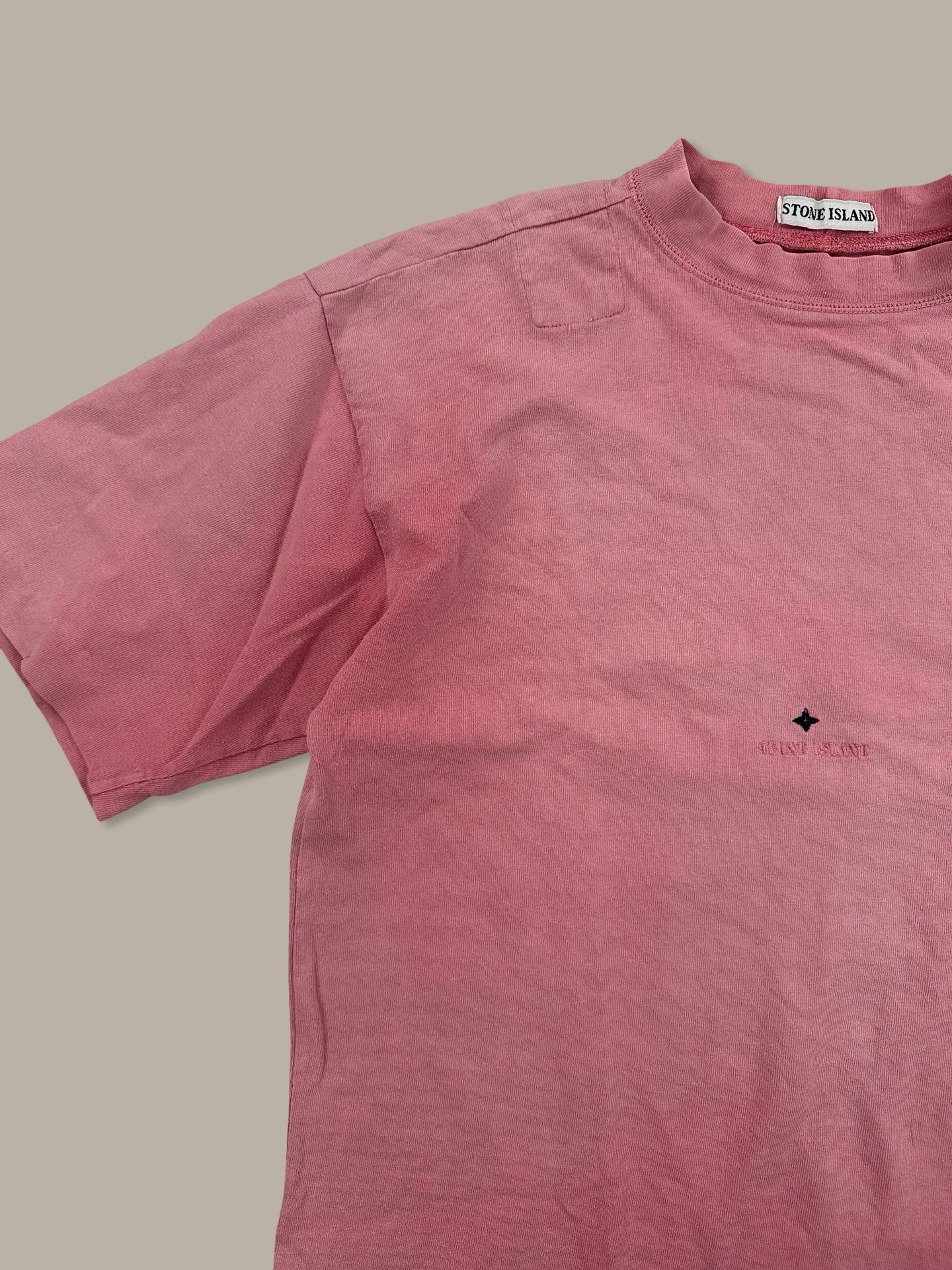 Stone Island Vintage Small Logo Tee Pink L