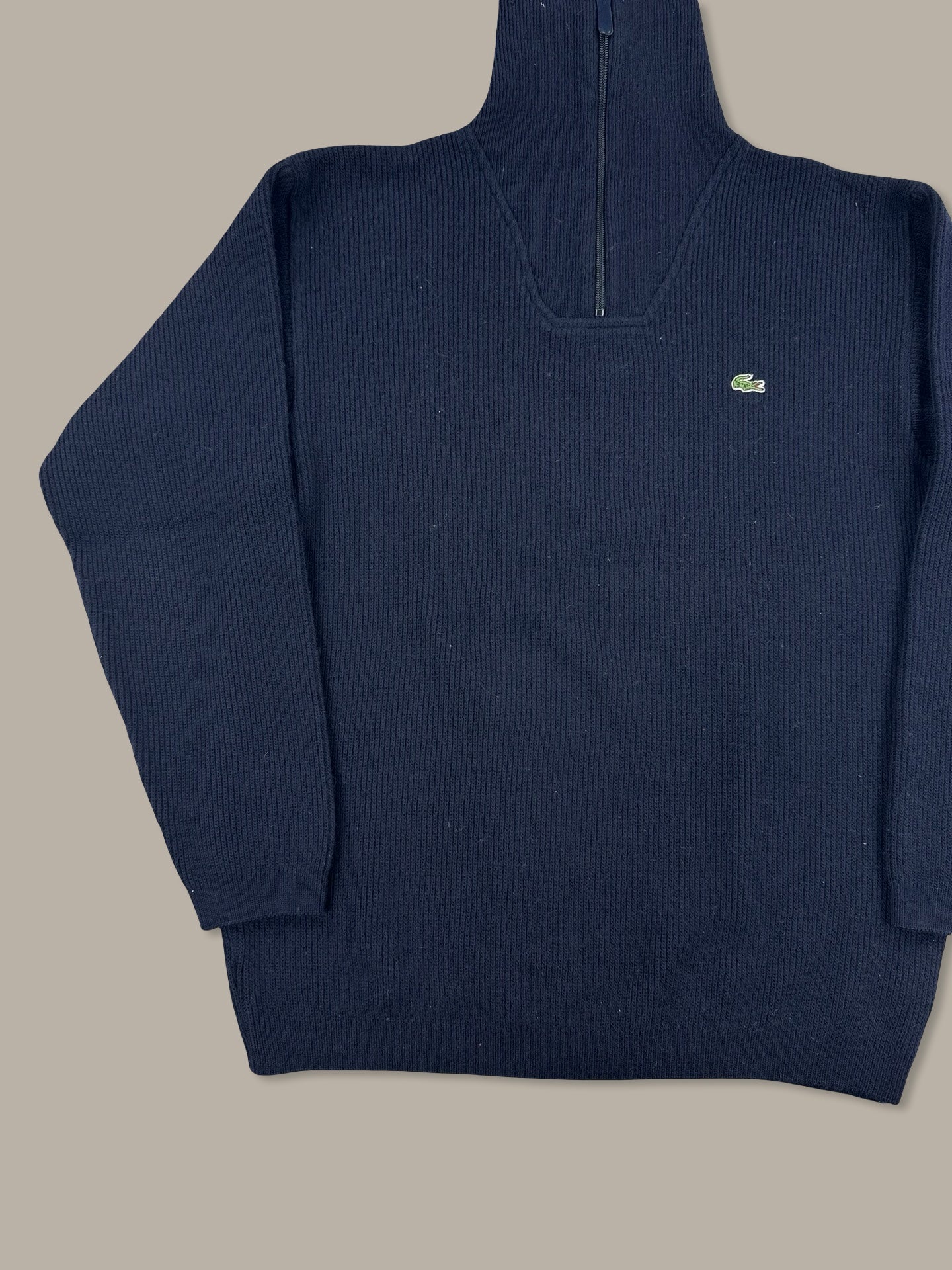 Lacoste 1/4 Zip Jumper Blue Navy XL