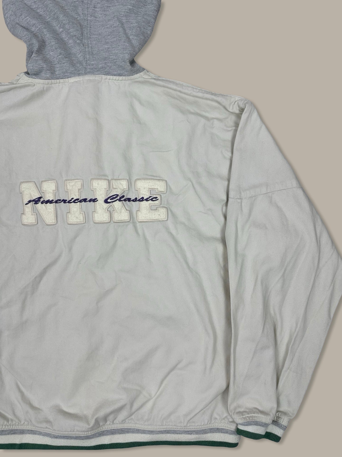 Nike Heritage Classic Hooded Jacket Bianco S