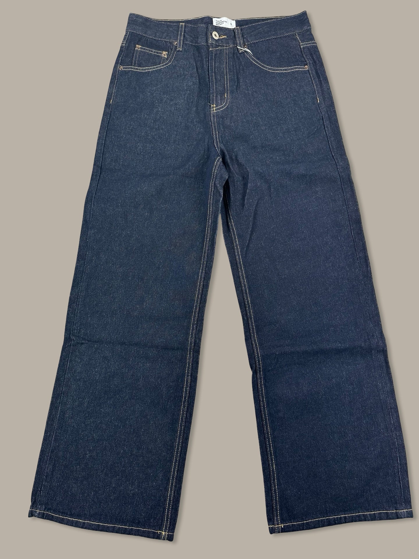 Raw Denim Blank Jeans 13oz Blue