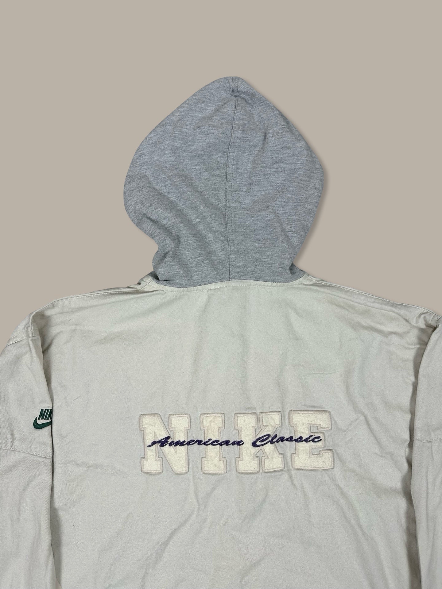 Nike Heritage Classic Hooded Jacket Bianco S