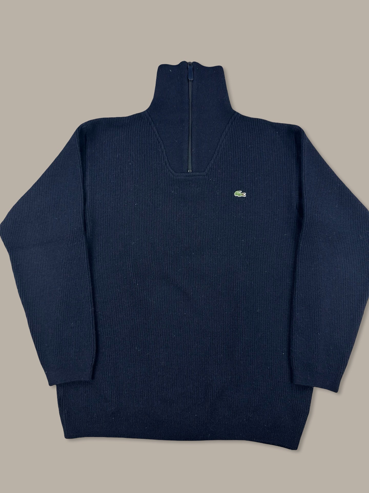 Lacoste 1/4 Zip Jumper Blue Navy XL