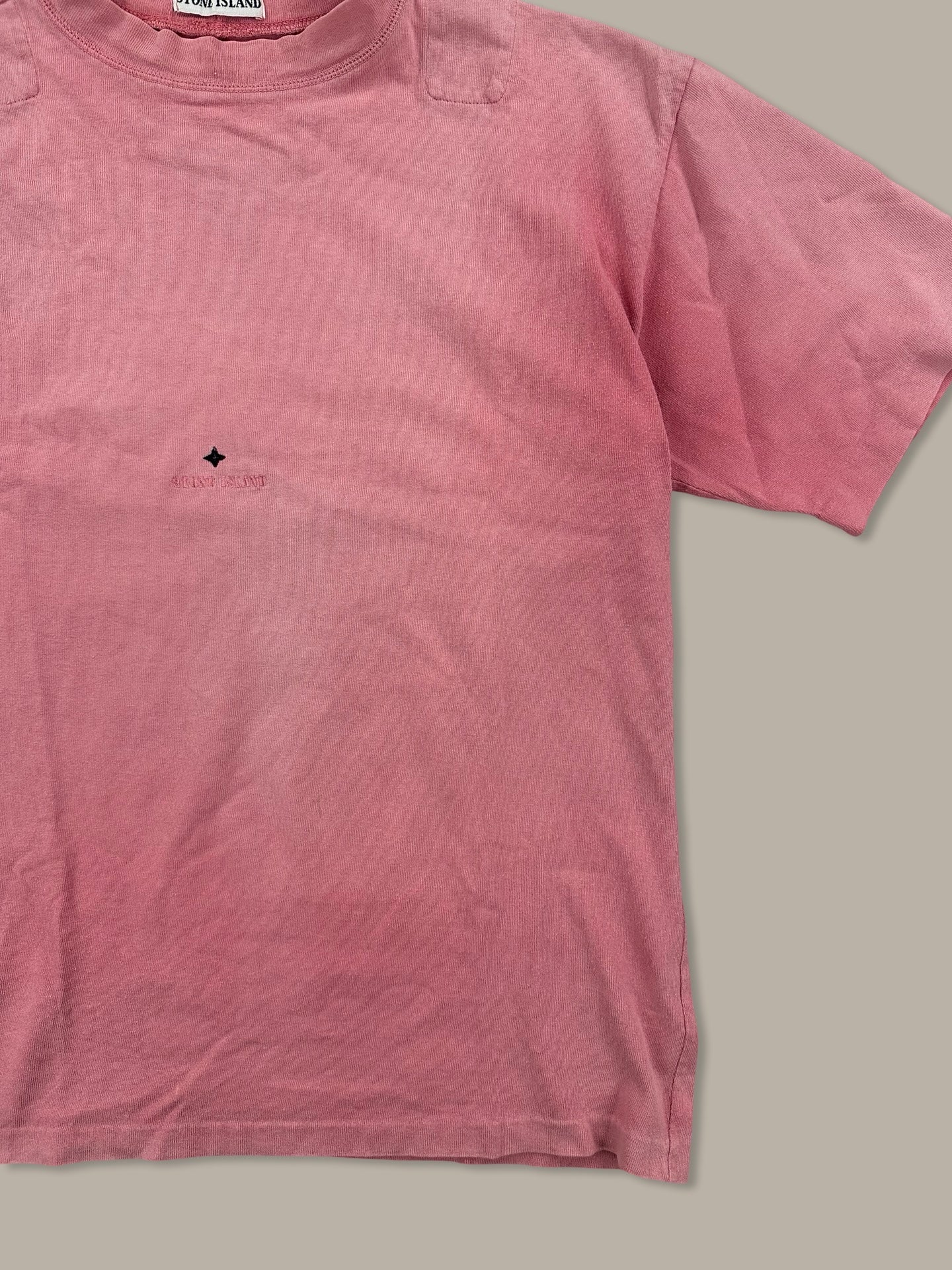 Stone Island Vintage Small Logo Tee Pink L