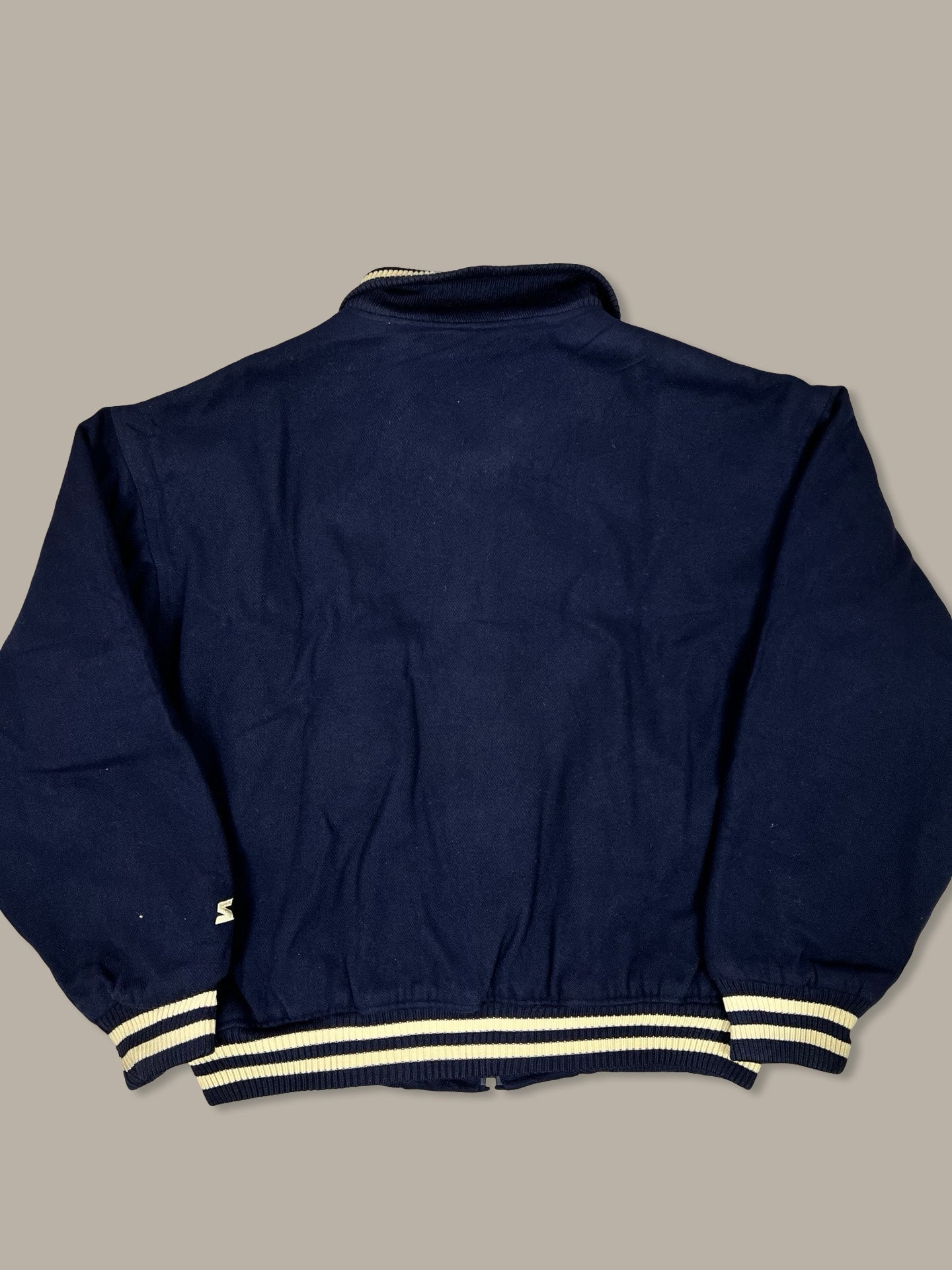 New York Yankees Vintage College Jacket Blue Navy M
