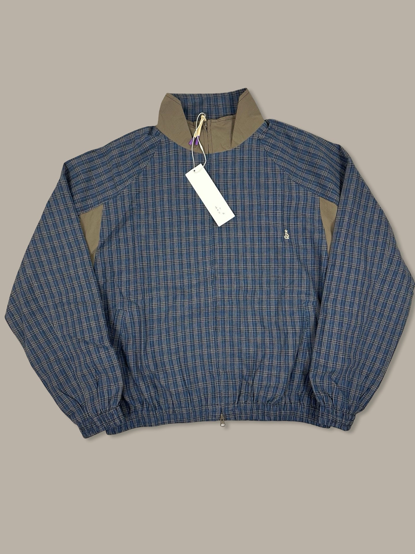 Arch Roaringwild Zip Jacket Check Blue M