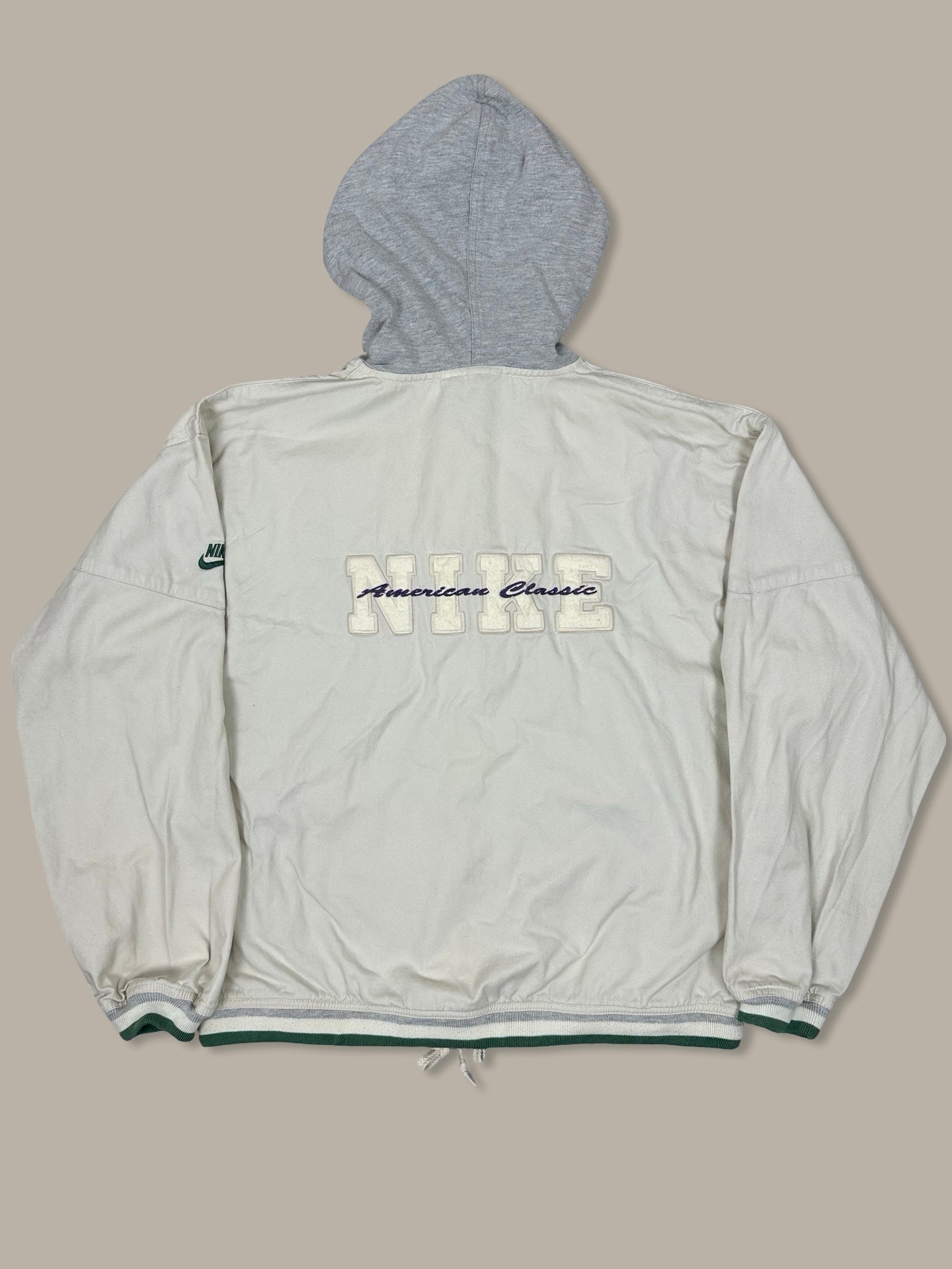 Nike Heritage Classic Hooded Jacket Bianco S
