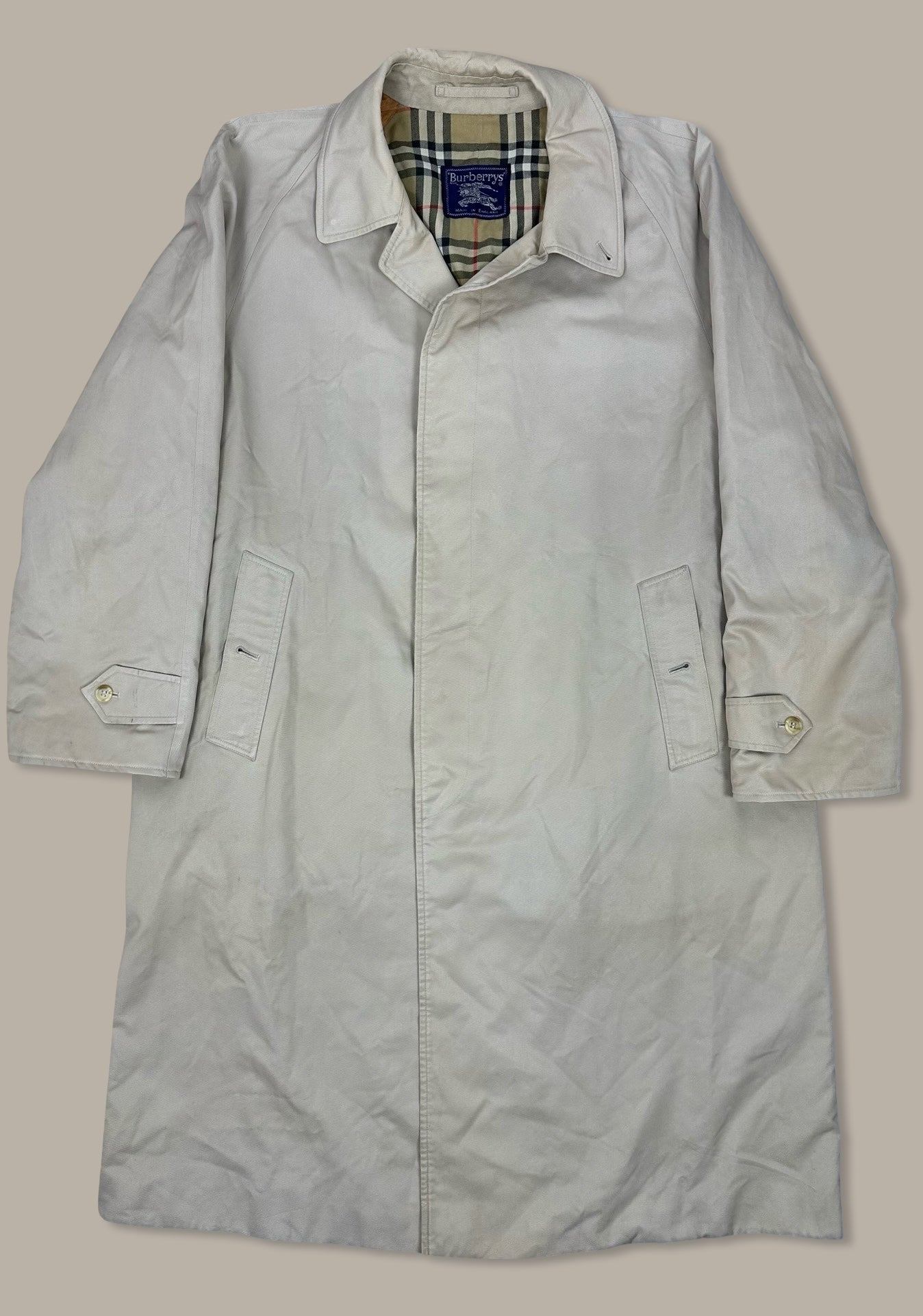 Burberry’s Trench Coat Vintage Jacket Beige L