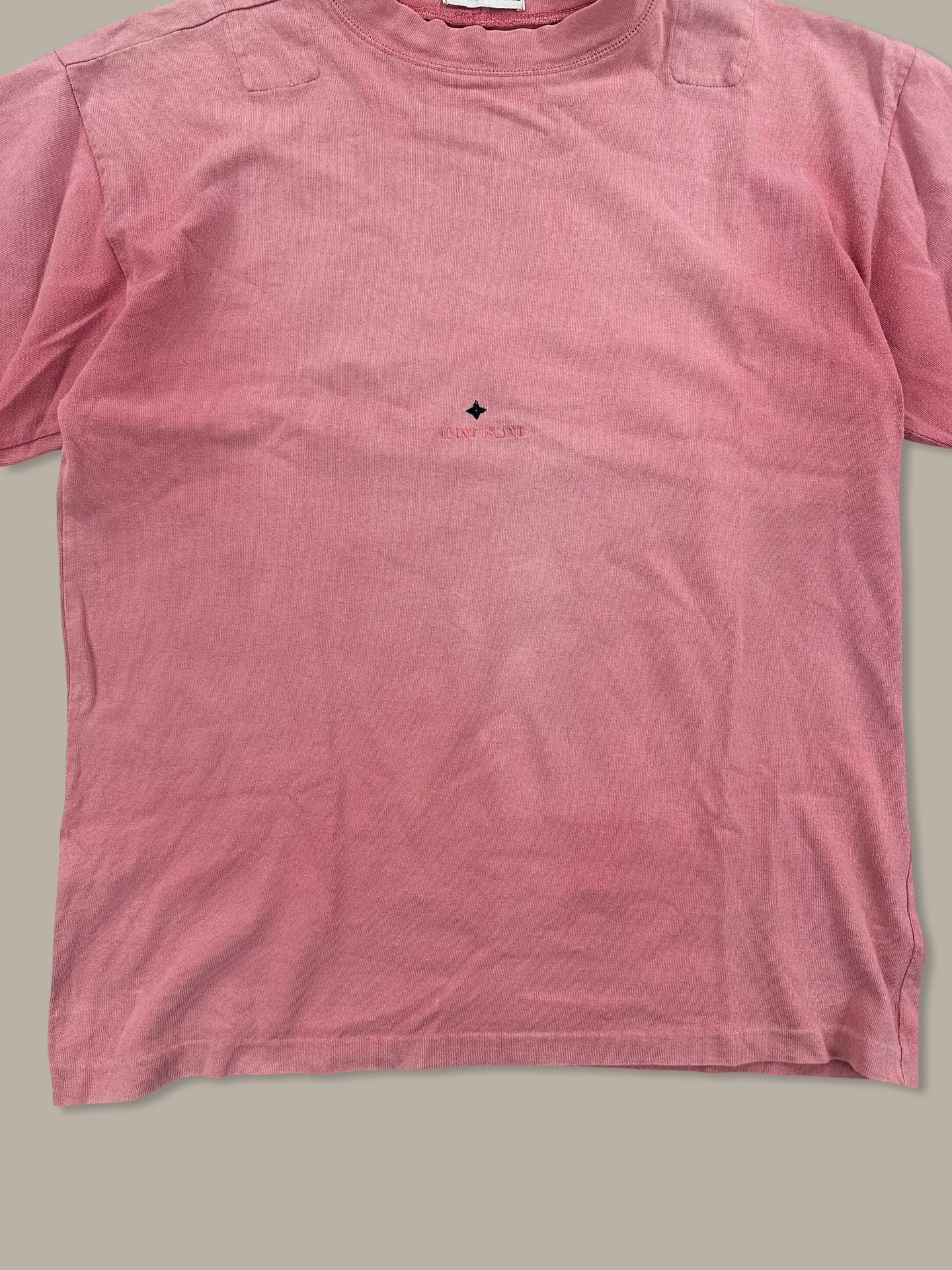 Stone Island Vintage Small Logo Tee Pink L