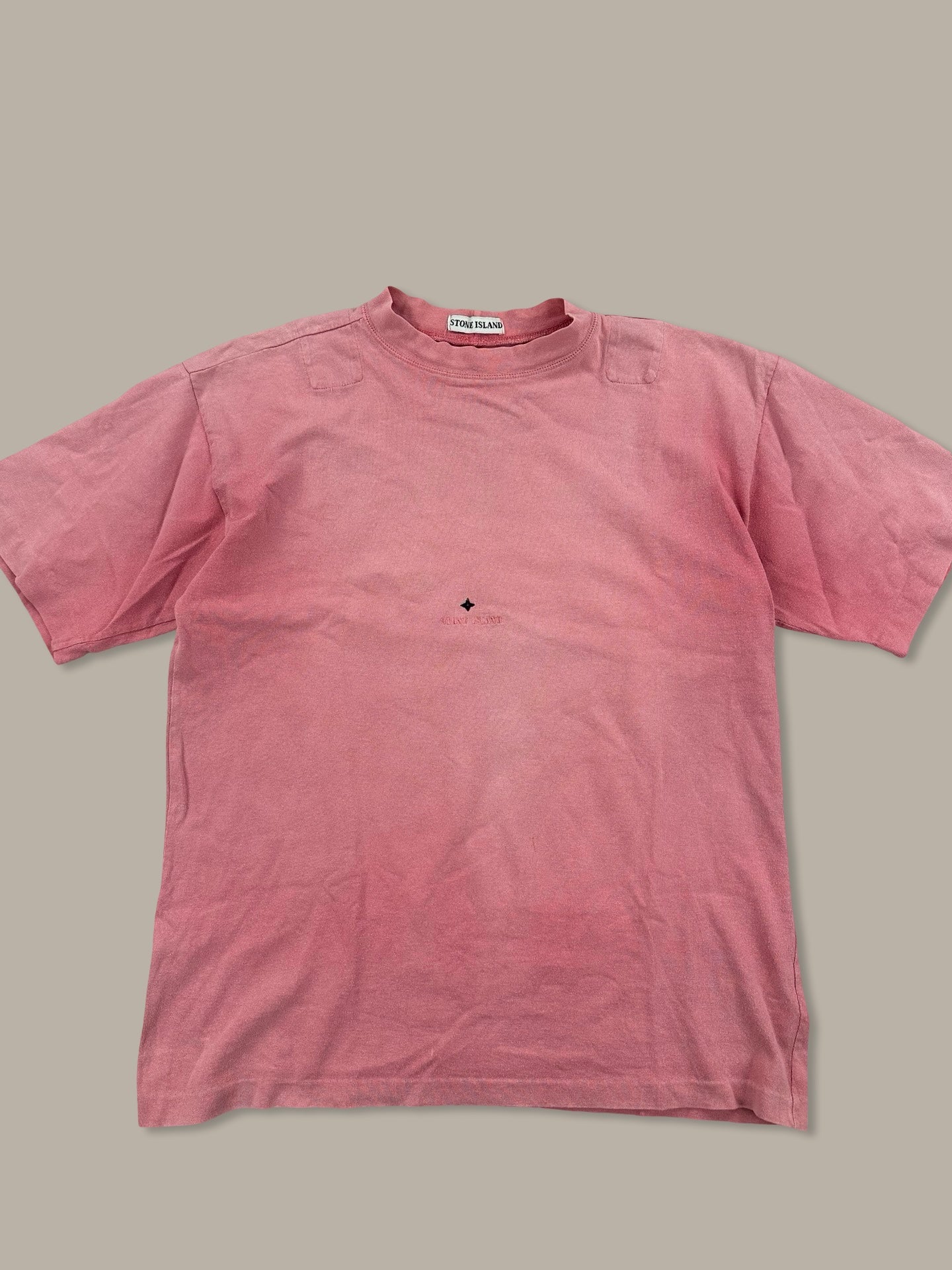 Stone Island Vintage Small Logo Tee Pink L