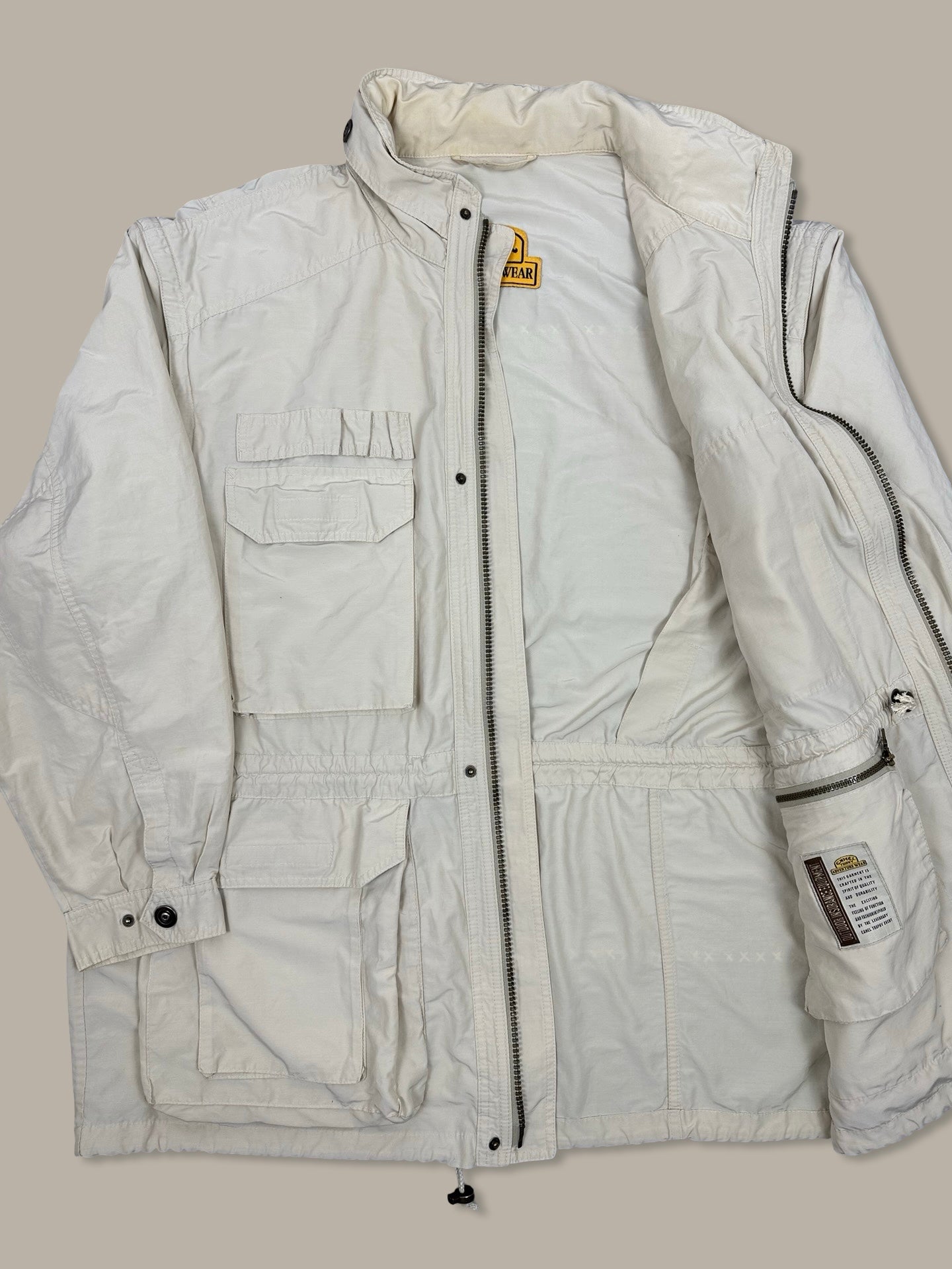 Camel Trophy Utility Jacket Vintage Beige L