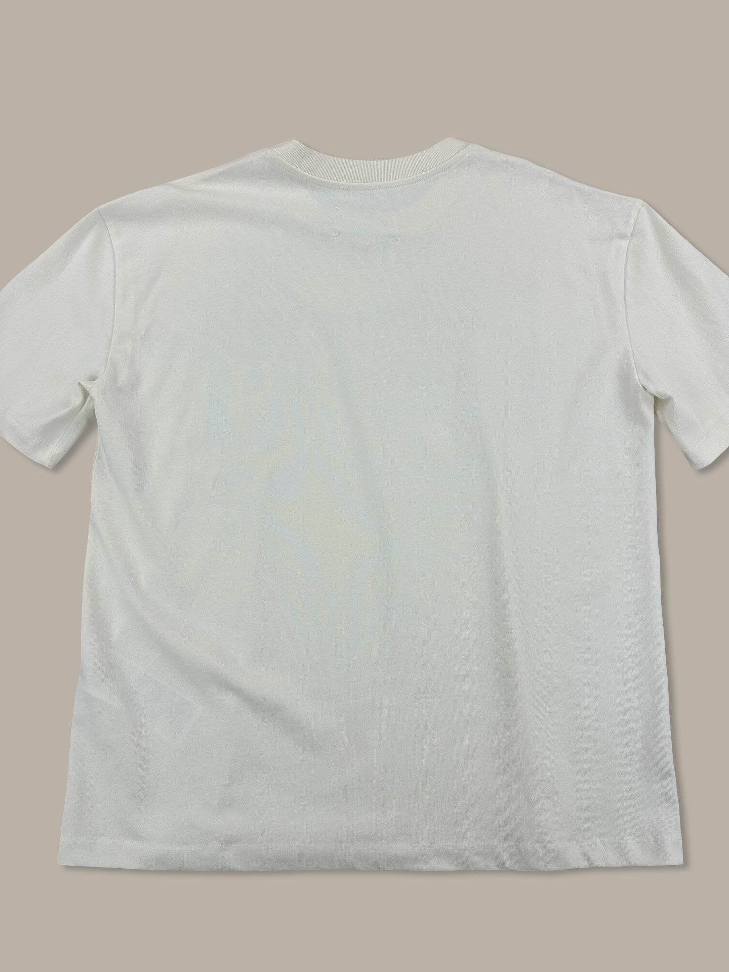 Maison Margiela Tape Print Tee Bianco 42 M