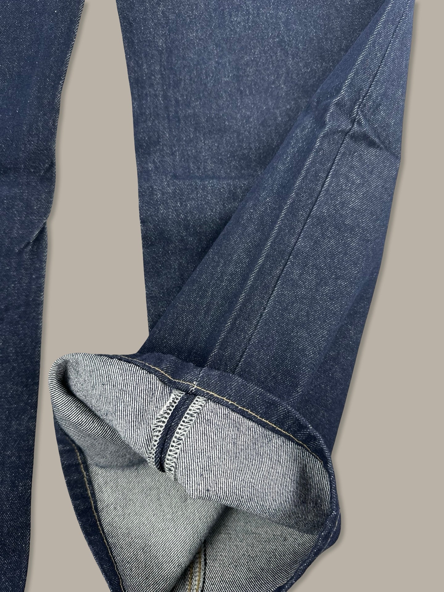 Raw Denim Blank Jeans 13oz Blue