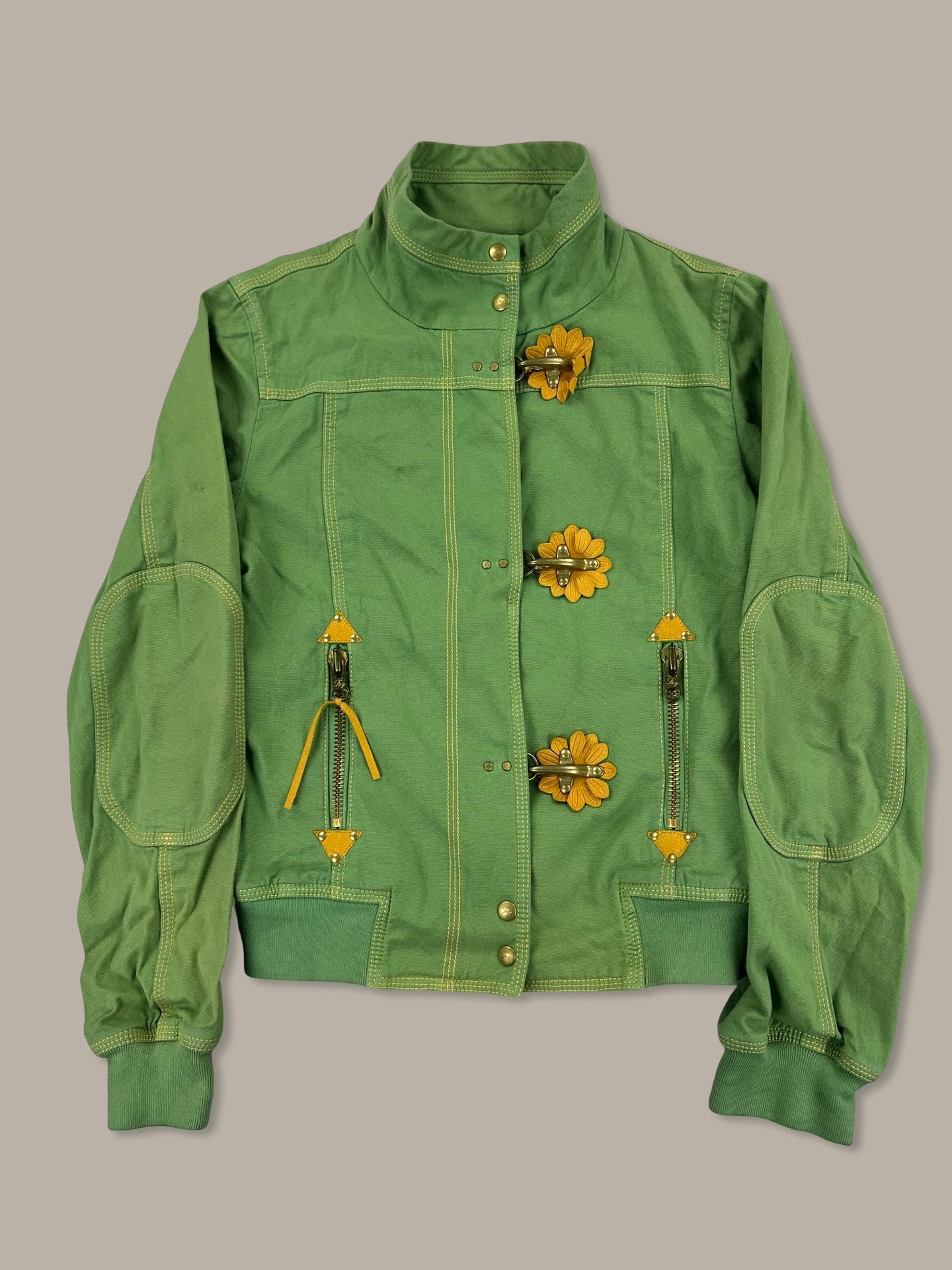 Fay 3 Ganci Flower Jacket Verde XS