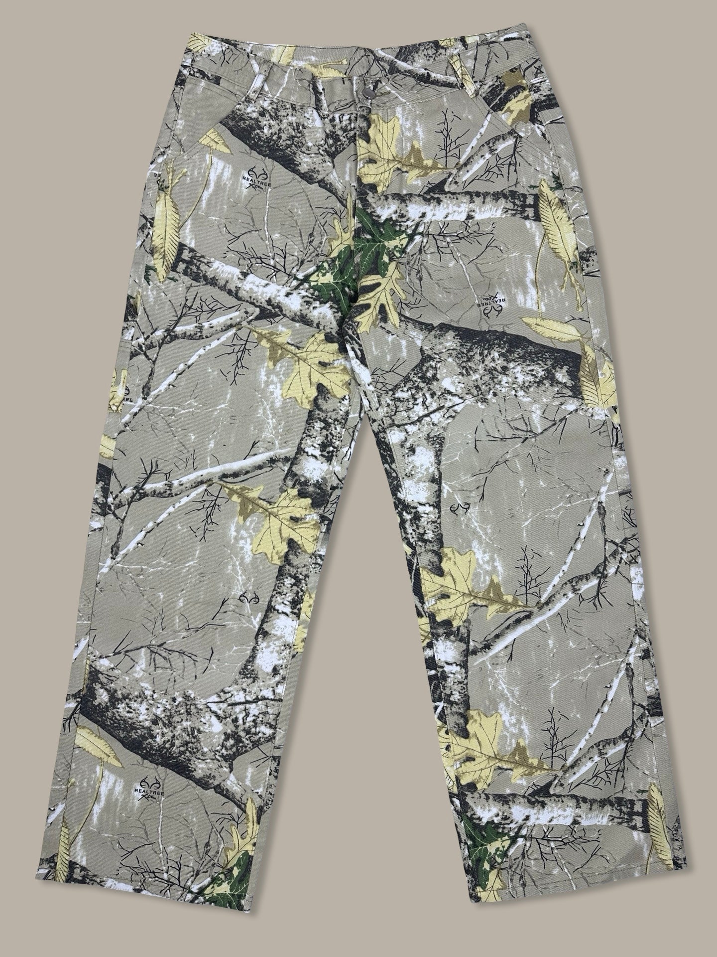 Camo Straight Pant Beige W32