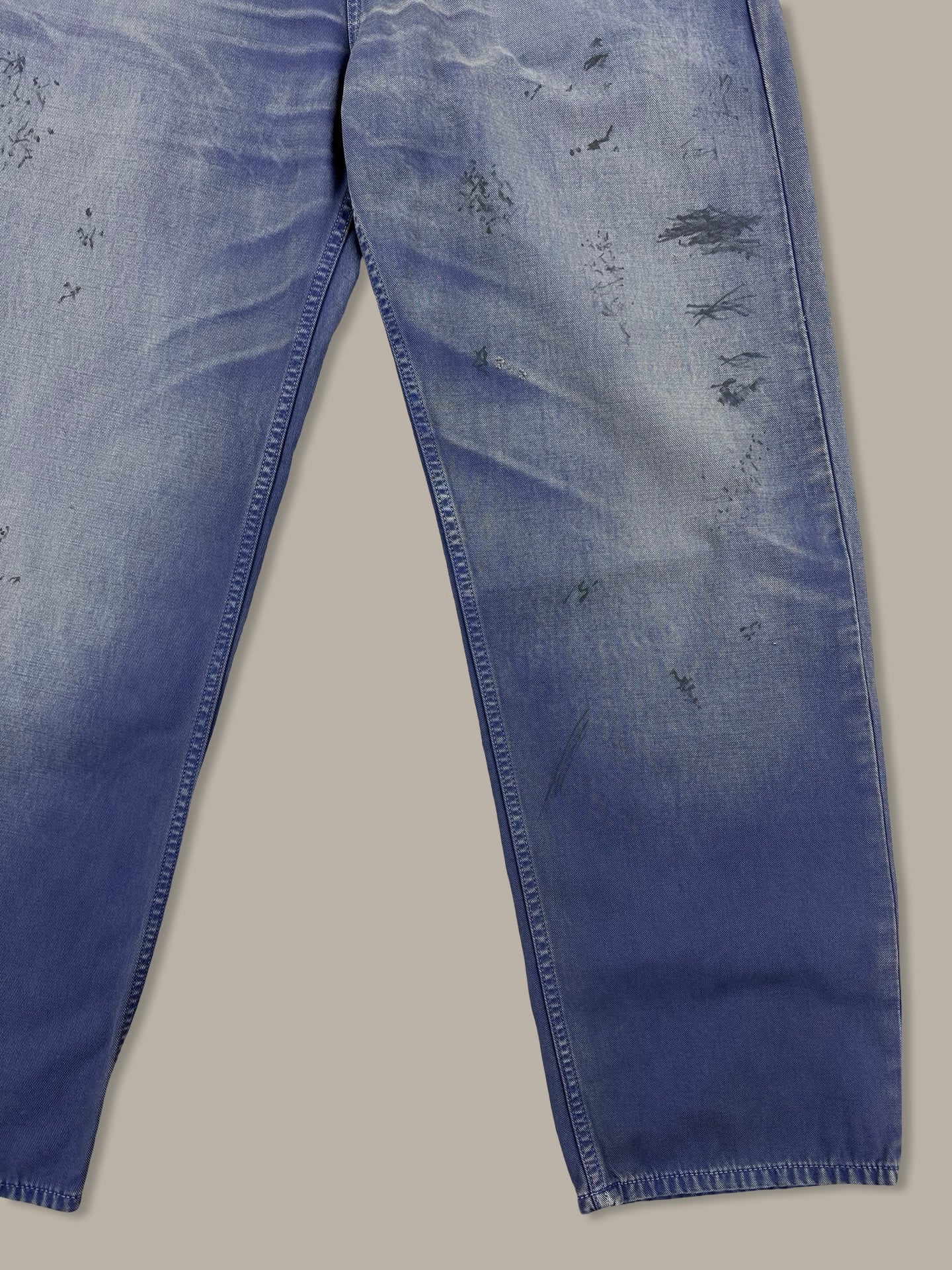 Balenciaga Denim 5424 Washed Blue Navy M