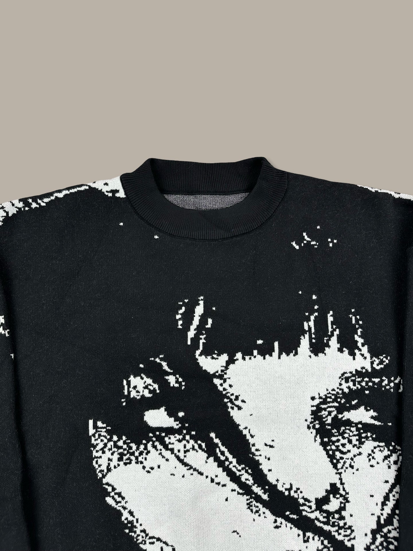 Girl Graphic Crewneck Jumper Nero M