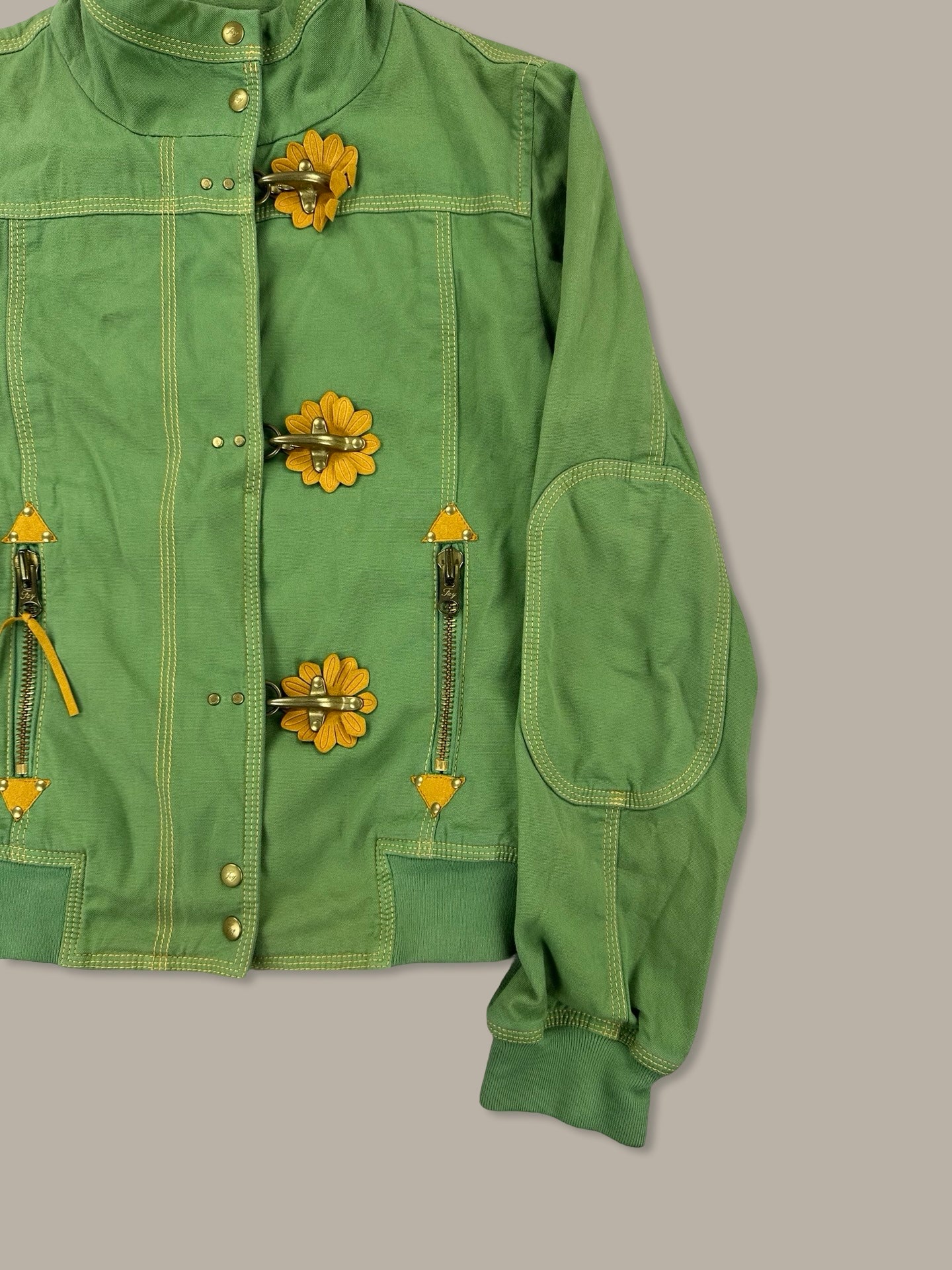 Fay 3 Ganci Flower Jacket Verde XS