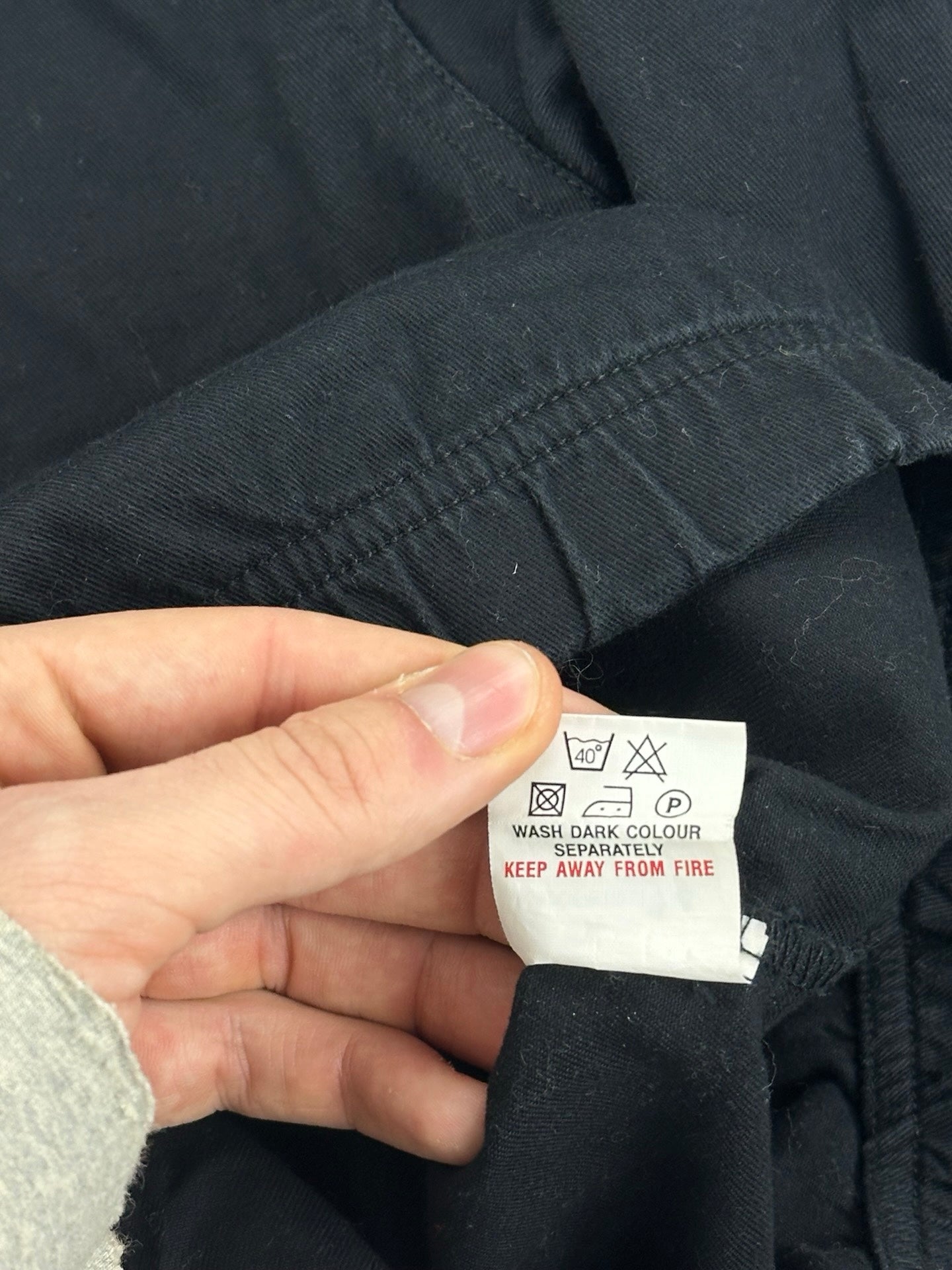 Reebok Small Logo Overshirt Vintage Nero L