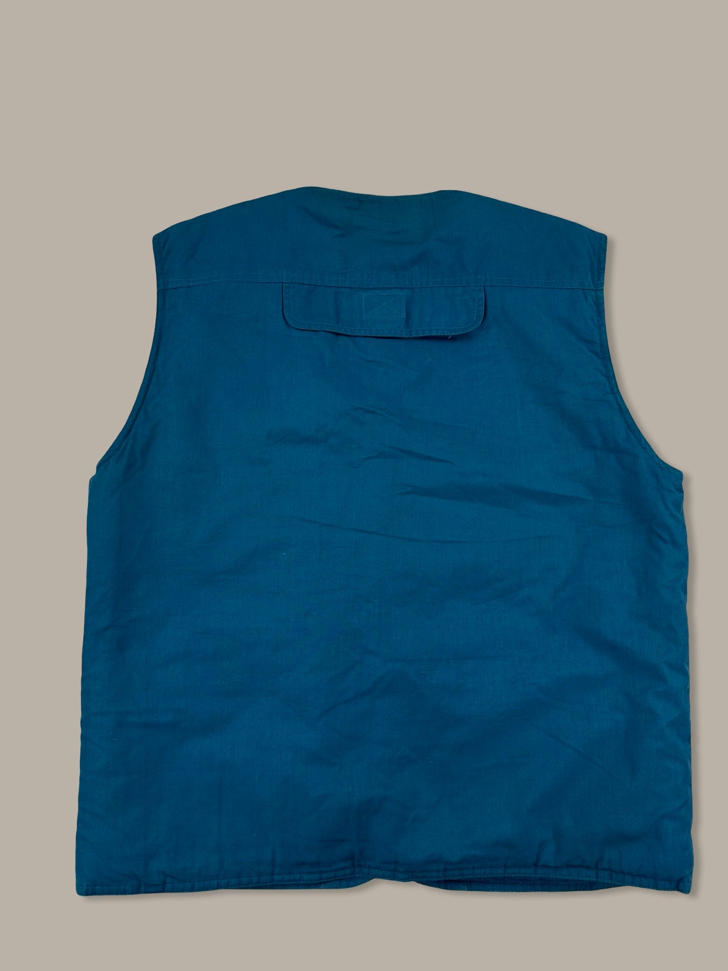 Winter Wear Gilet Utility Imbottito Teal con Sherpa Blue M
