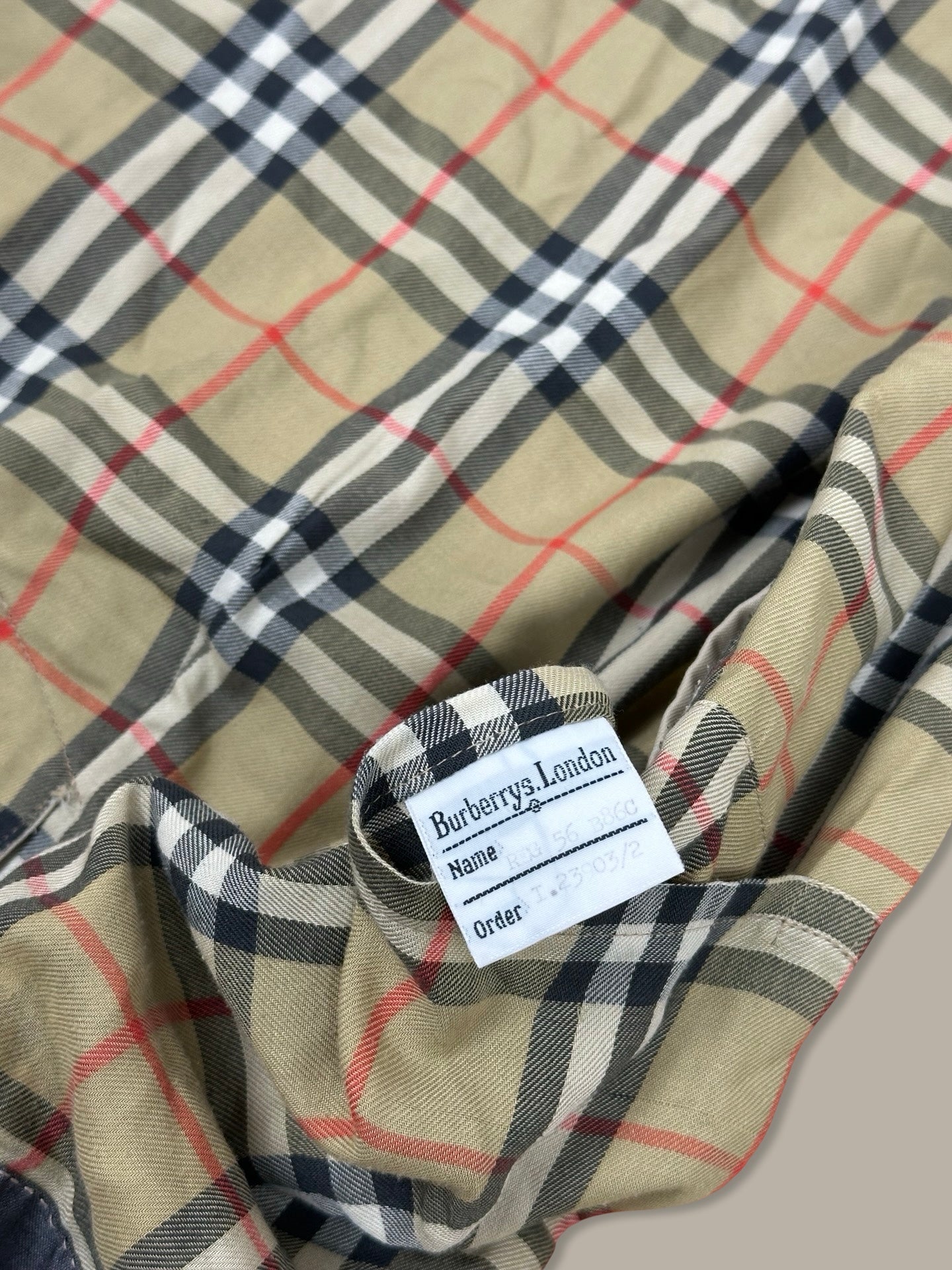 Burberry’s Trench Coat Vintage Jacket Beige L