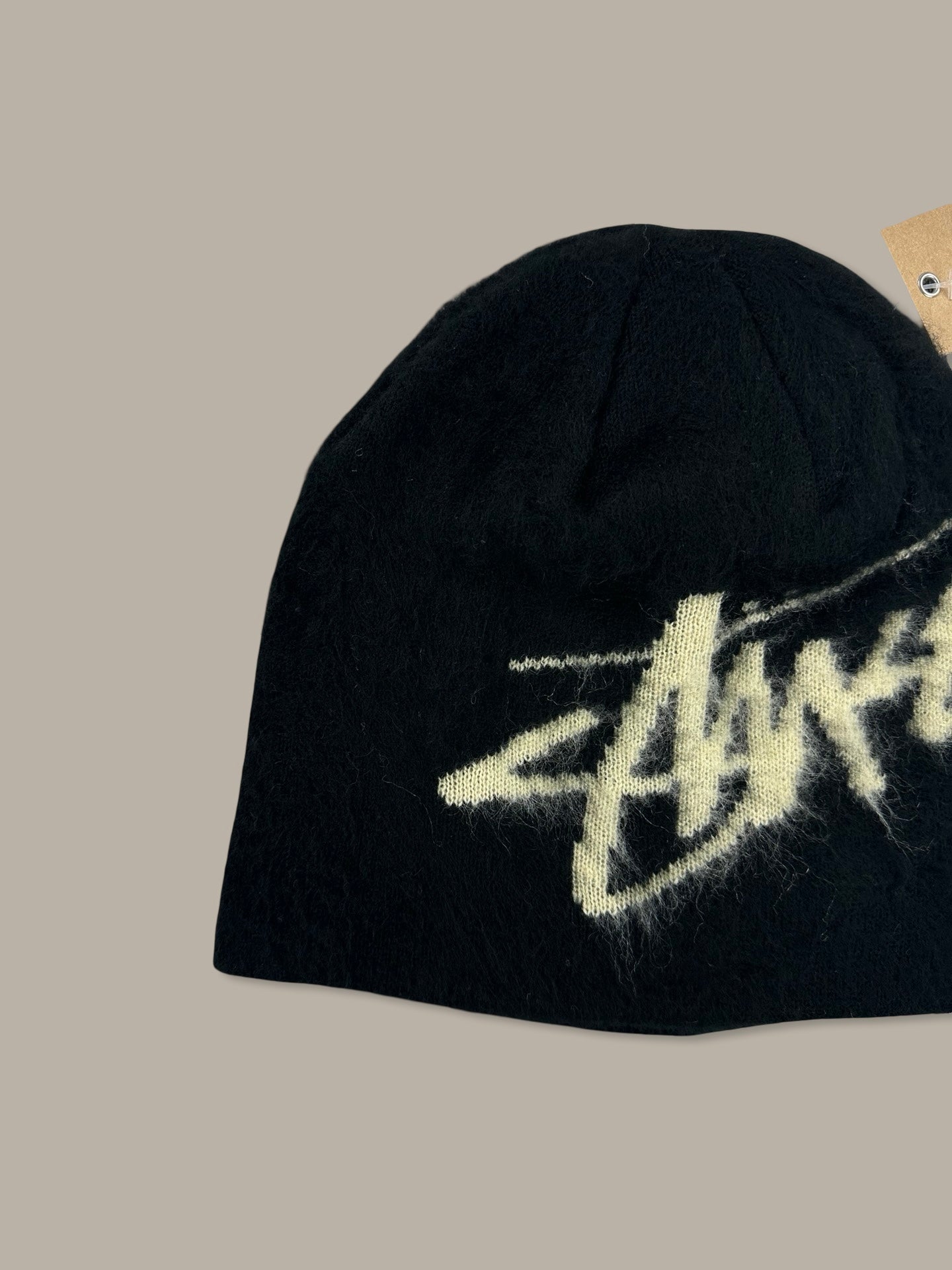 Stussy Brushed Out Stock Skullcap Beanie Nero OS