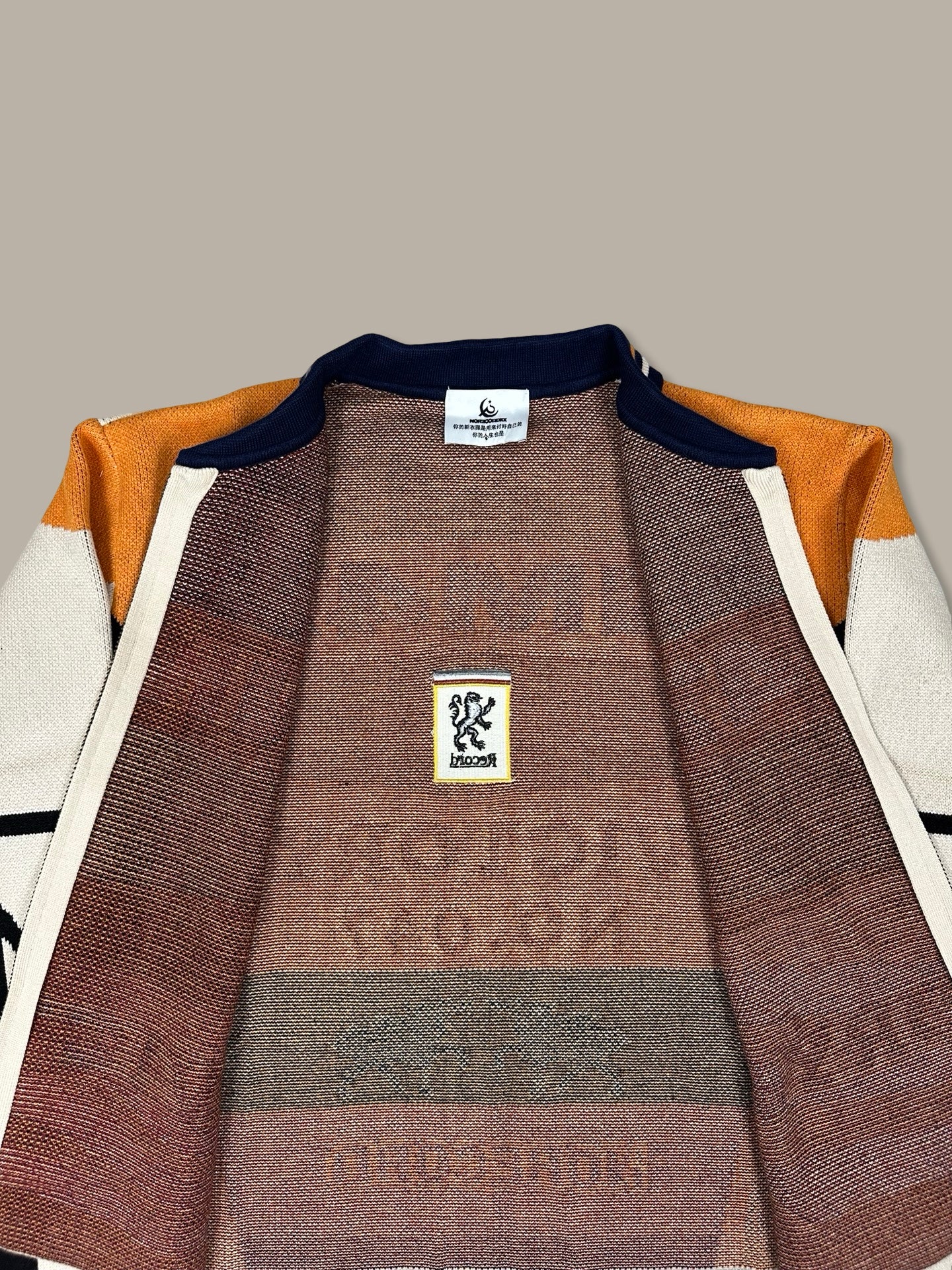 Knit Racing Zip Jersey Arancione M