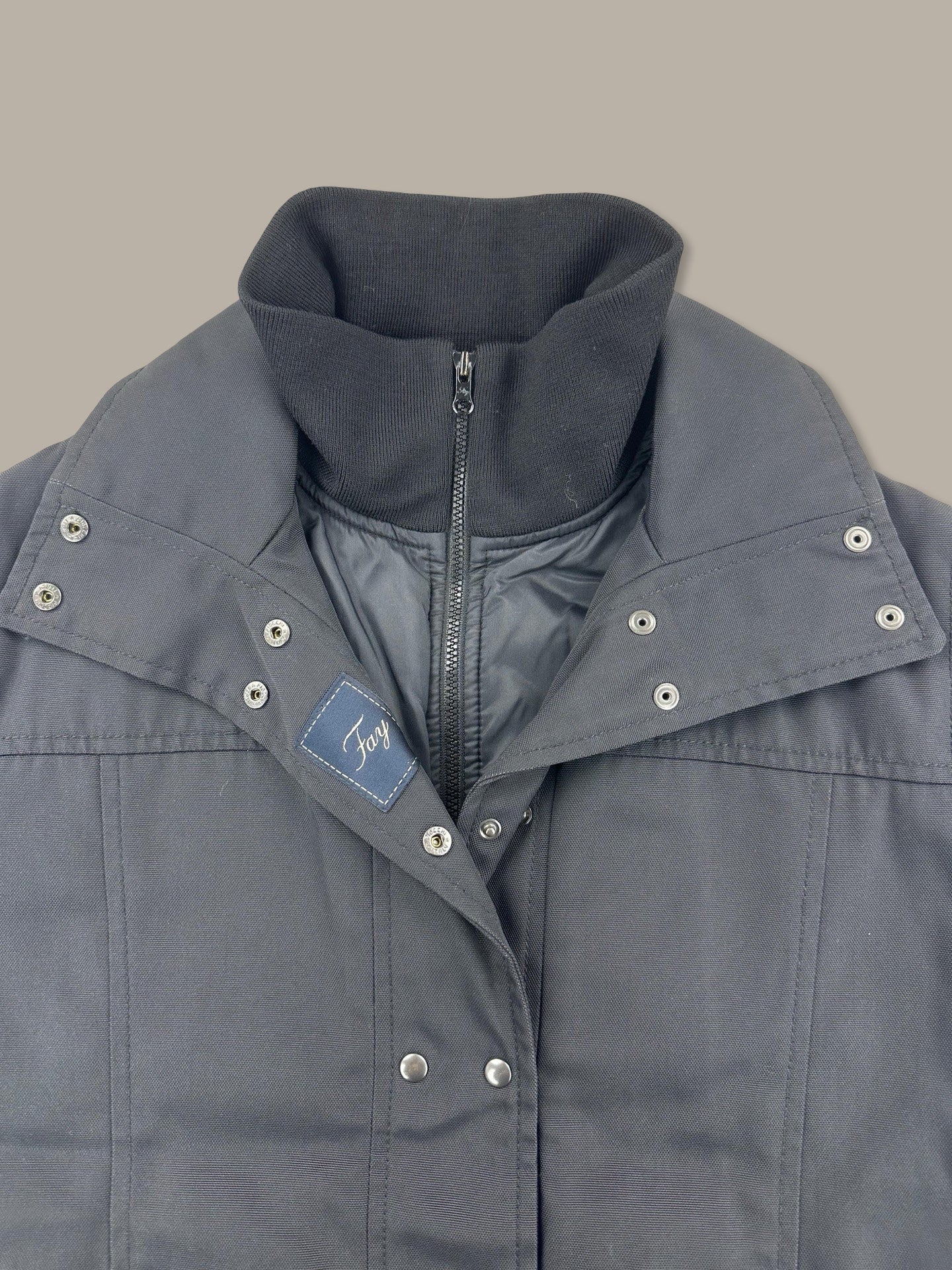 Fay Double Layer Puffer Jacket Nero M