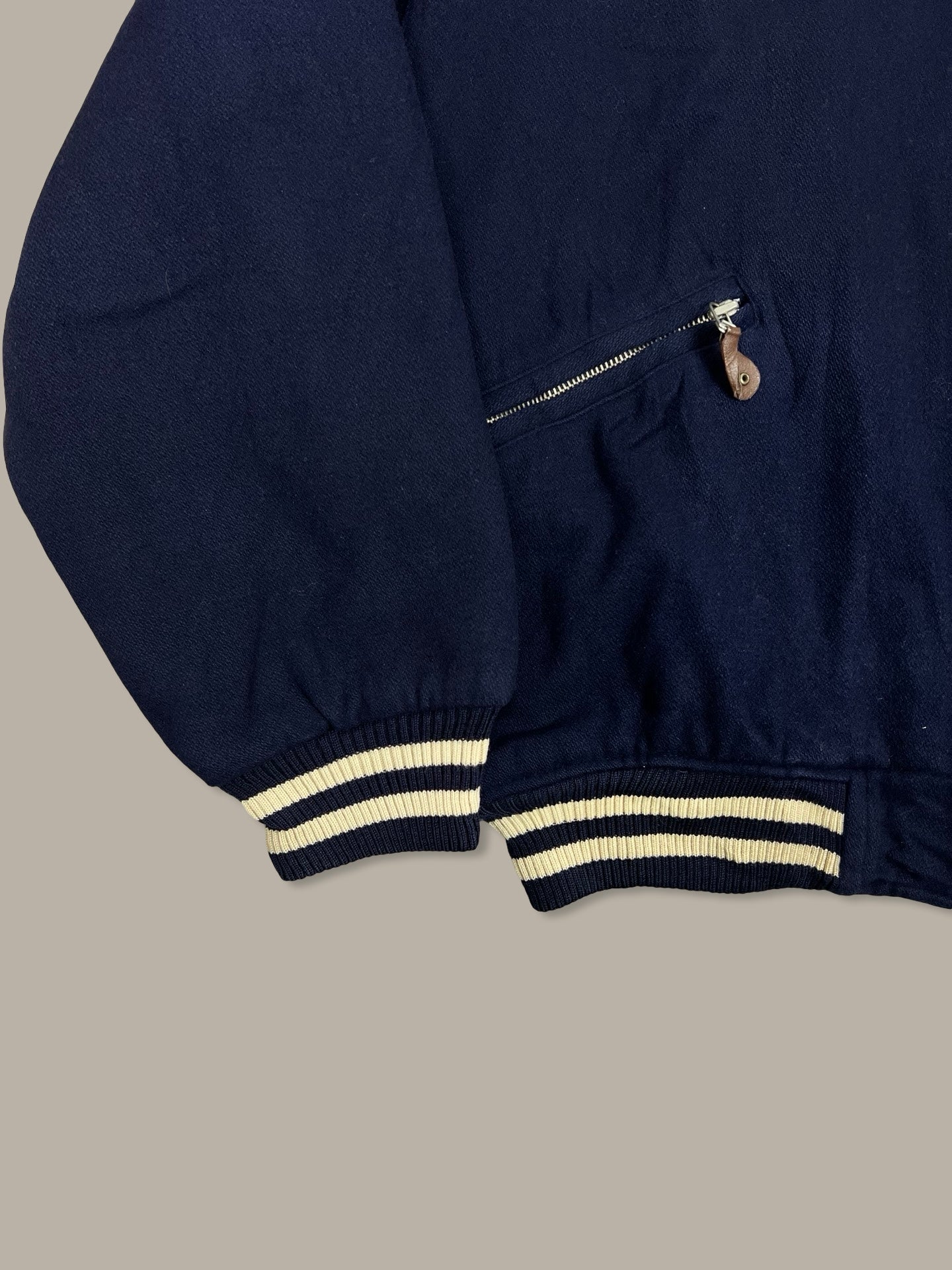 New York Yankees Vintage College Jacket Blue Navy M