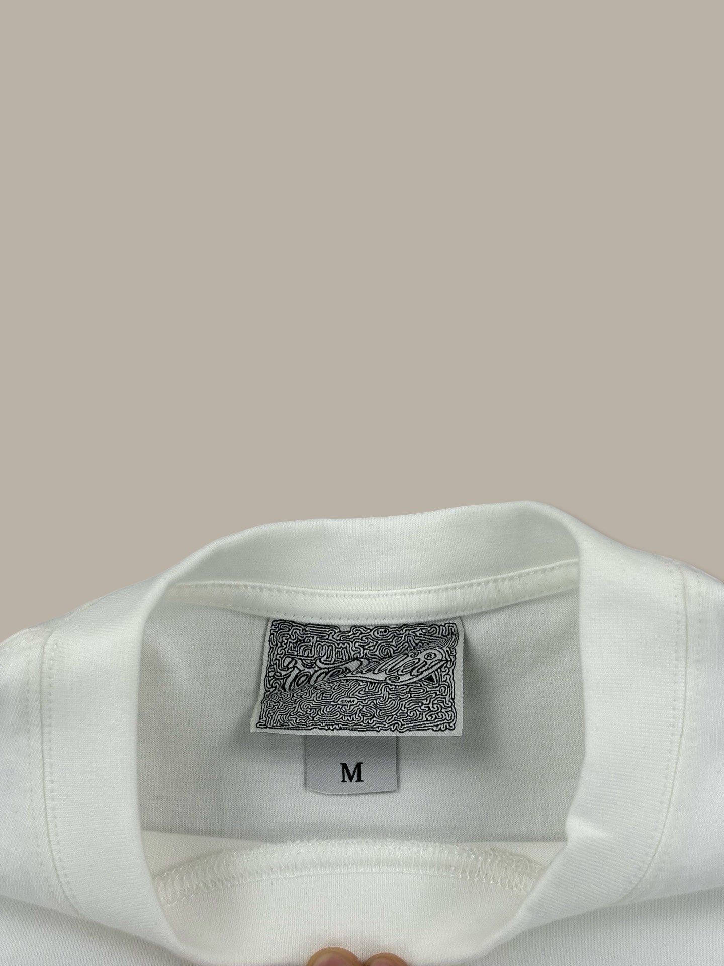 Smile Graphic Tee Bianco M