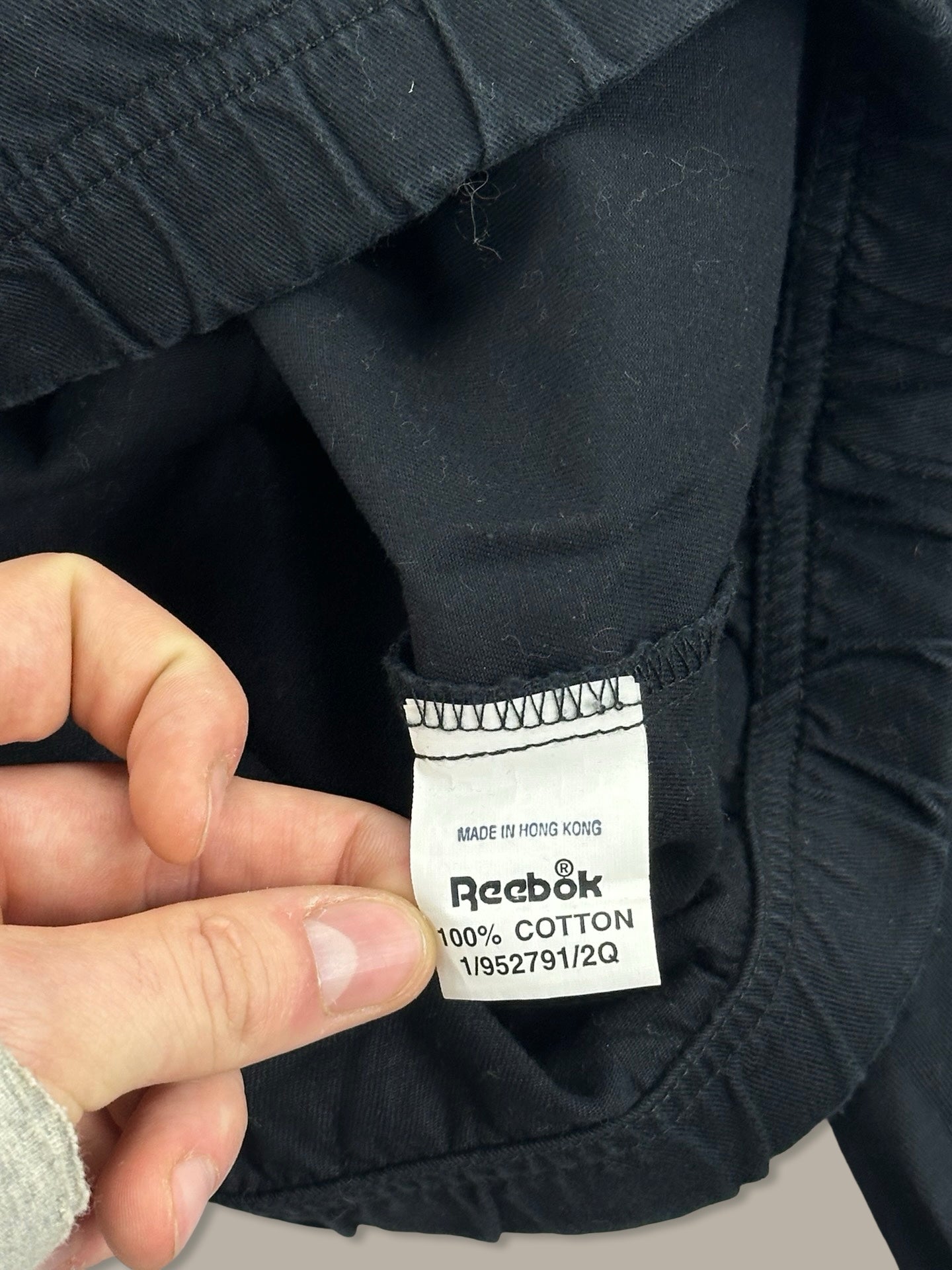 Reebok Small Logo Overshirt Vintage Nero L