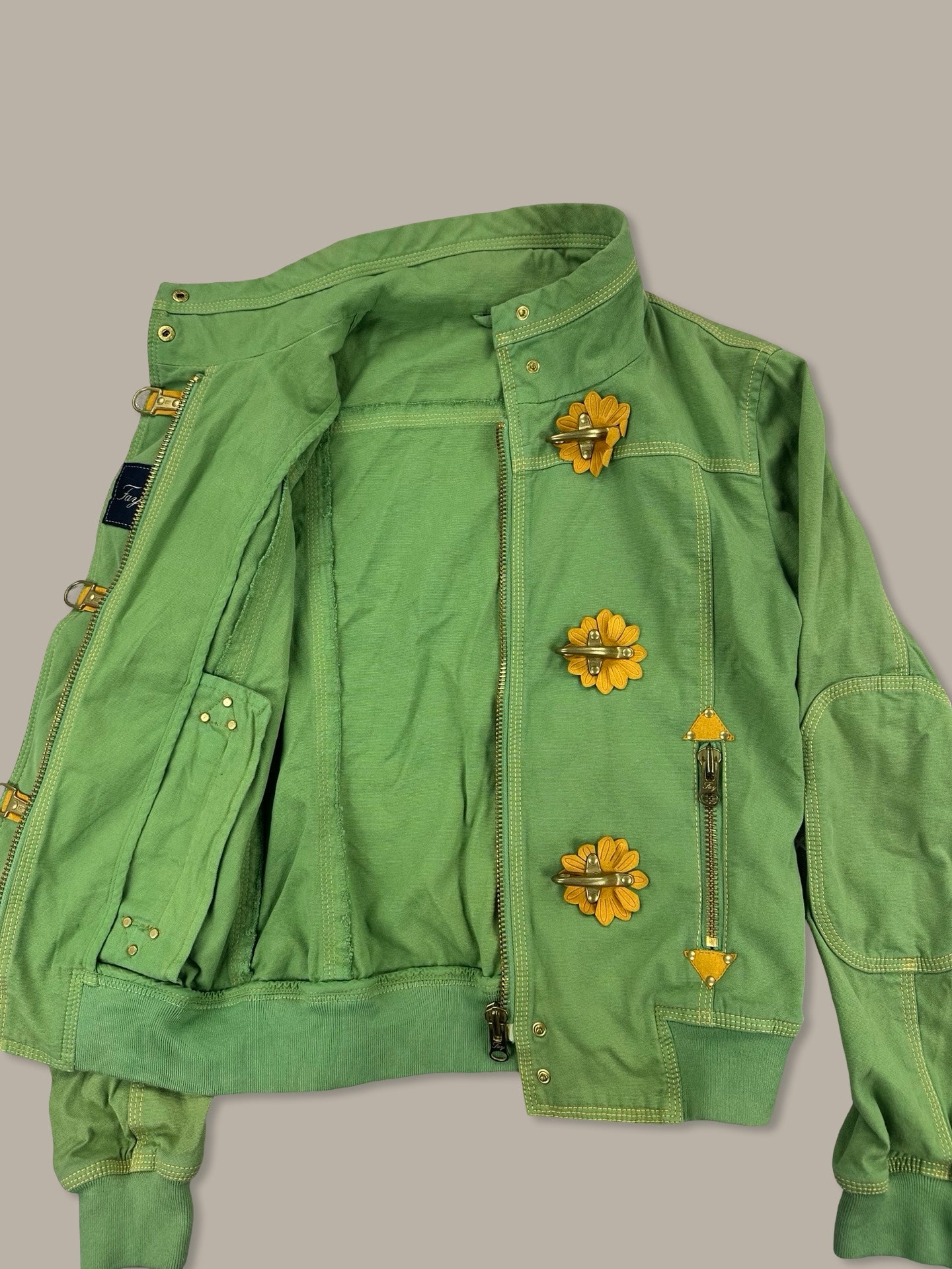 Fay 3 Ganci Flower Jacket Verde XS
