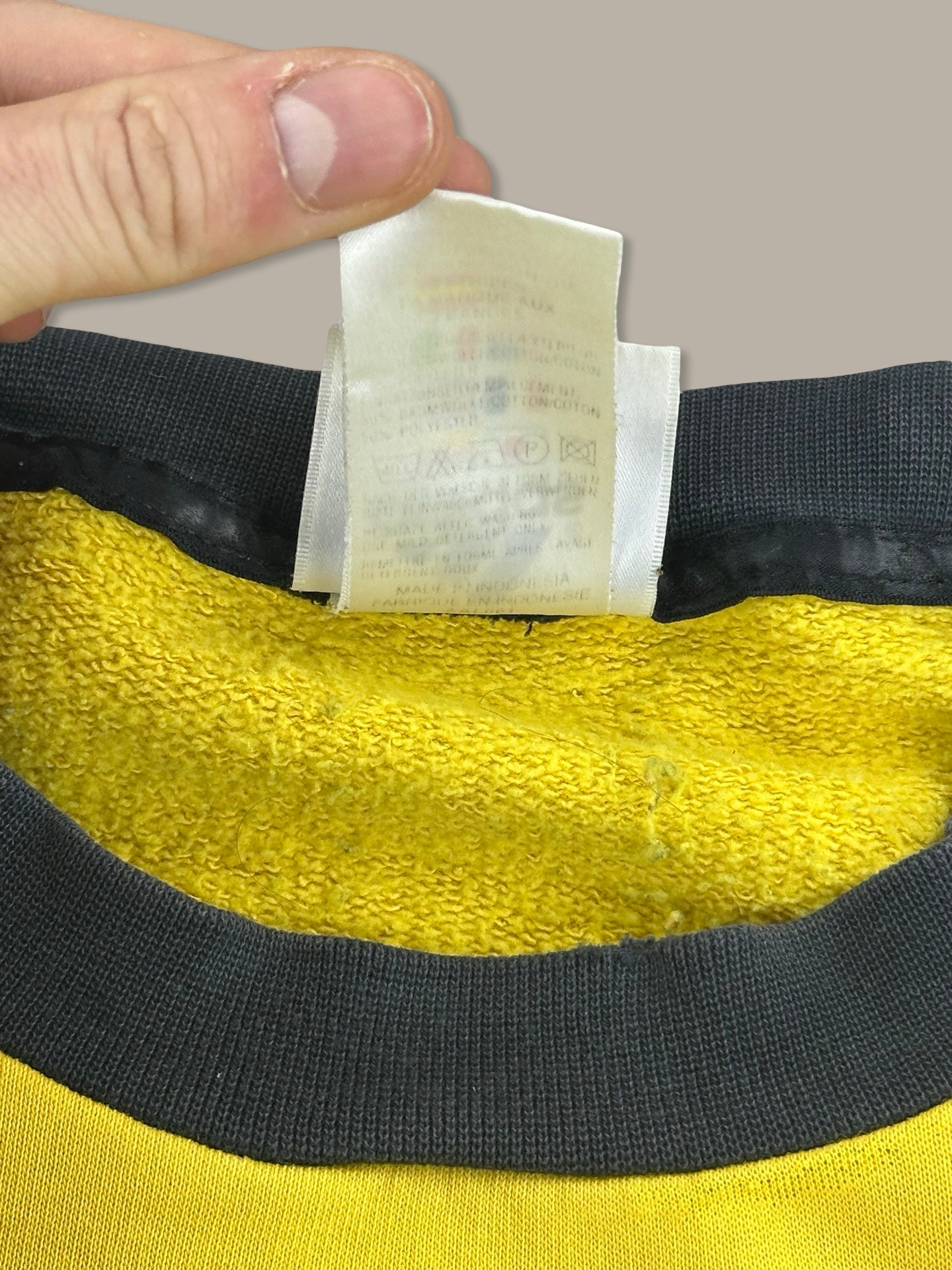 Adidas Vintage Logo Crewneck Giallo L