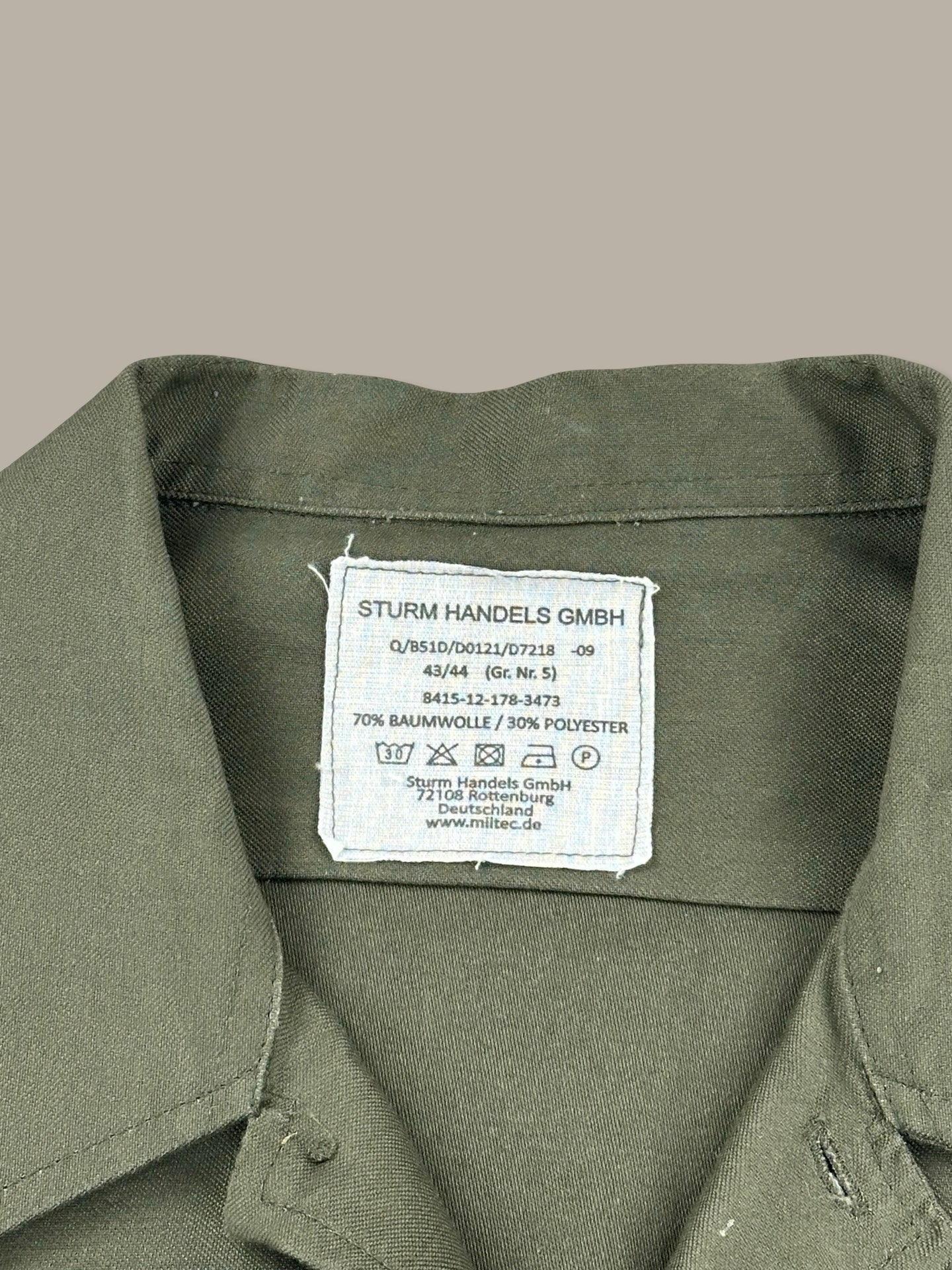 Deutsch Army Overshirt Verde Kakhi L