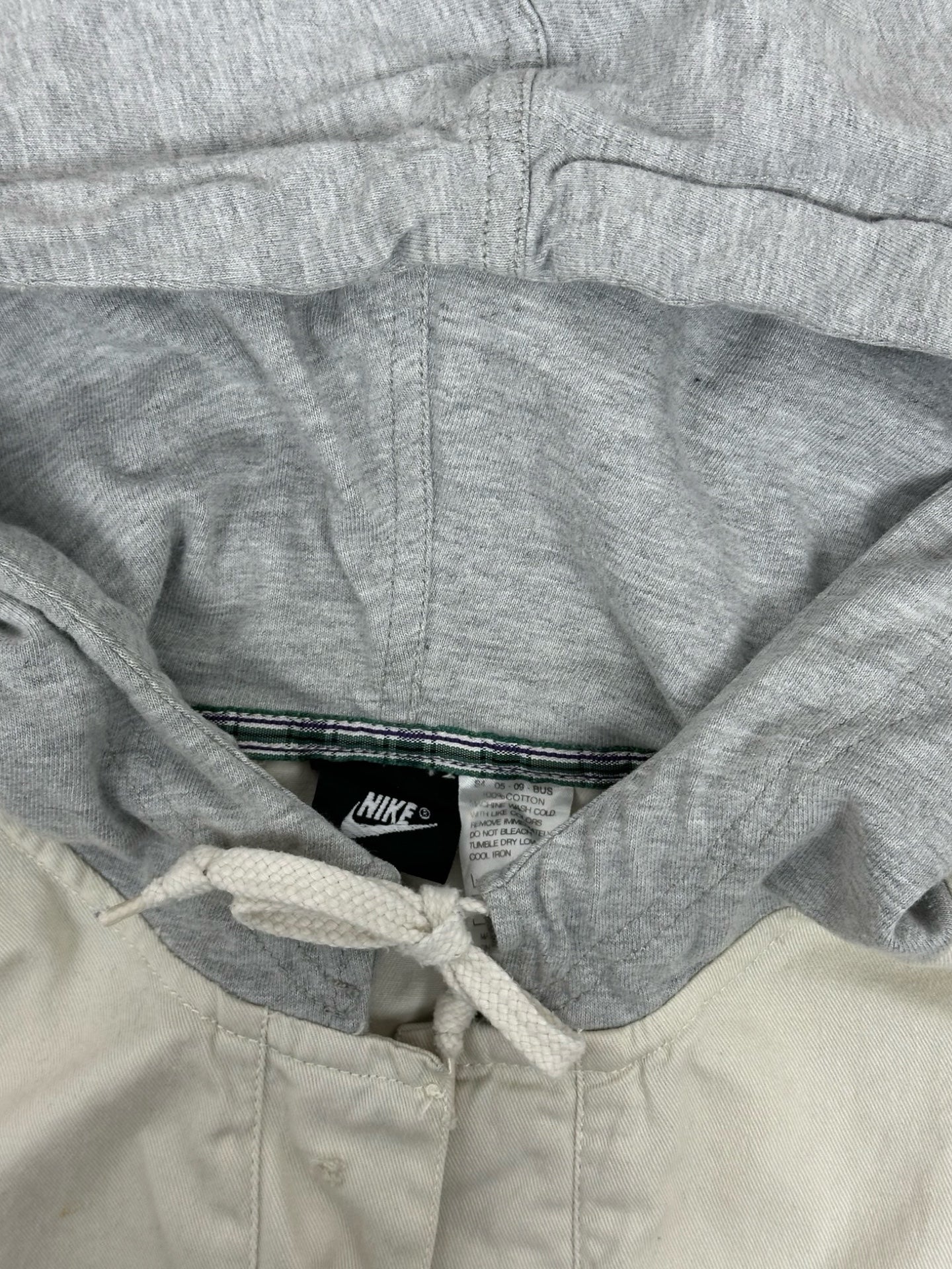 Nike Heritage Classic Hooded Jacket Bianco S