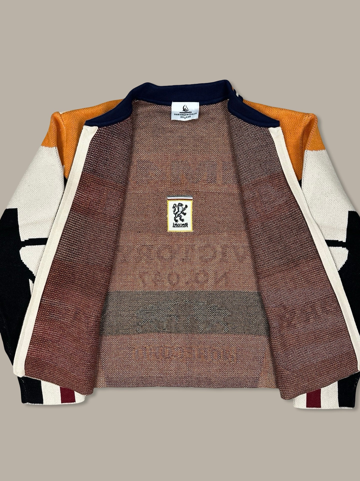 Knit Racing Zip Jersey Arancione M
