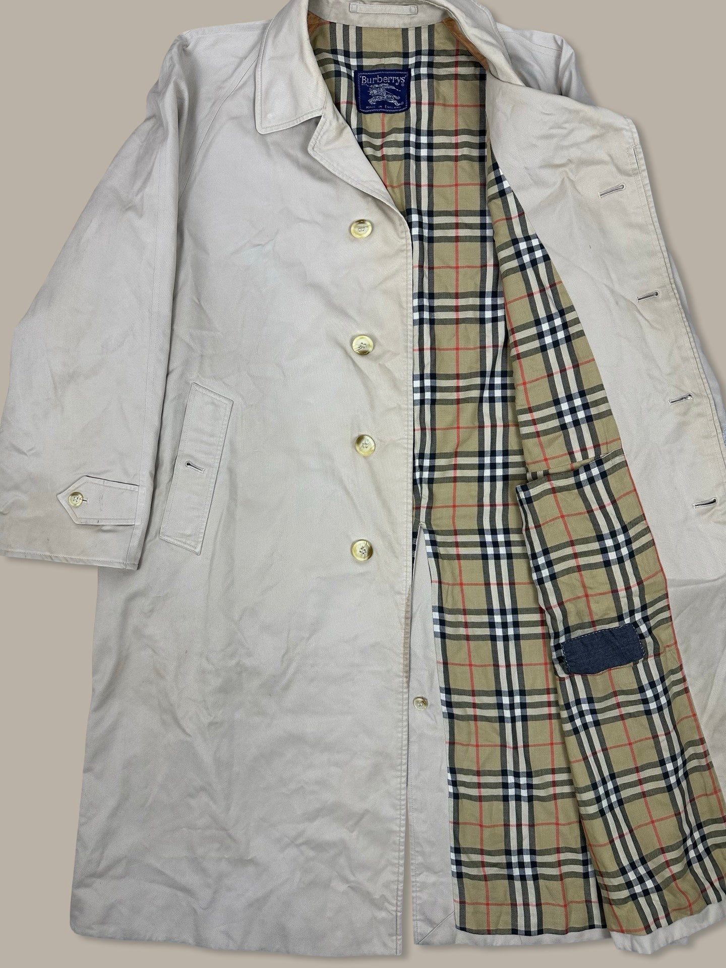 Burberry’s Trench Coat Vintage Jacket Beige L