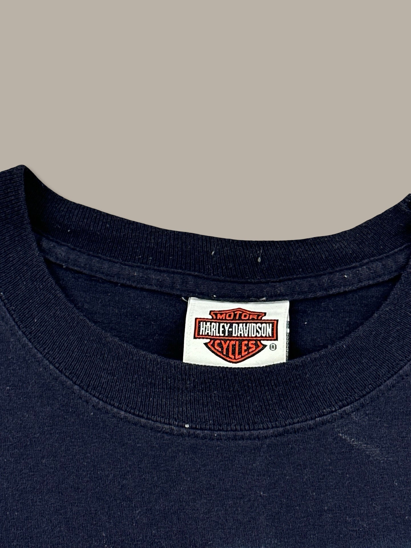 Harley Davidson Vintage Rome Graphic Tee Blue Navy M