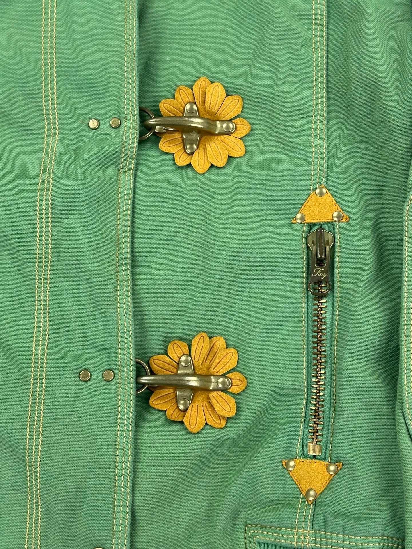 Fay 3 Ganci Flower Jacket Verde XS