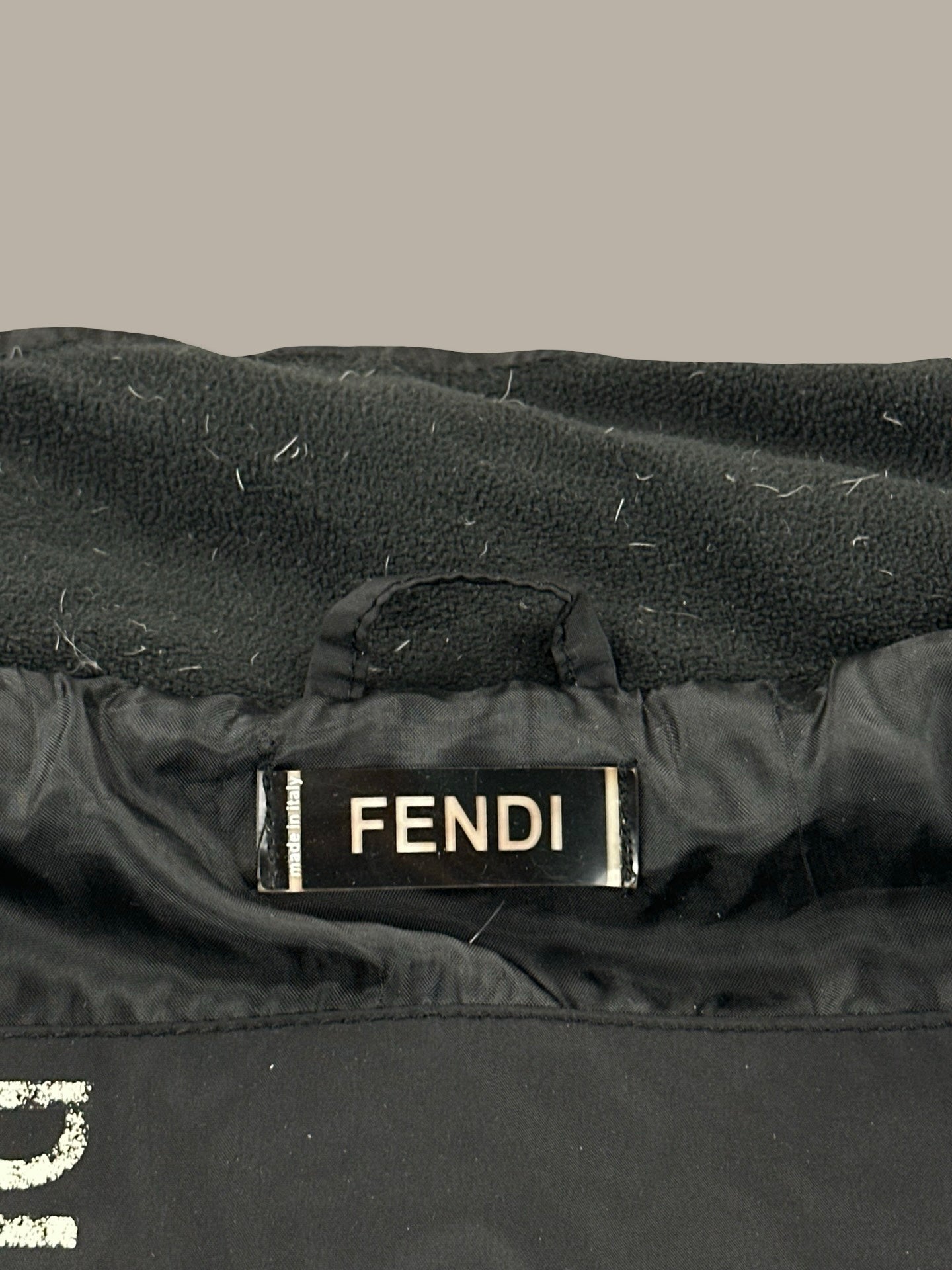 Fendi Piumino Puffer Jacket Nero 52 L