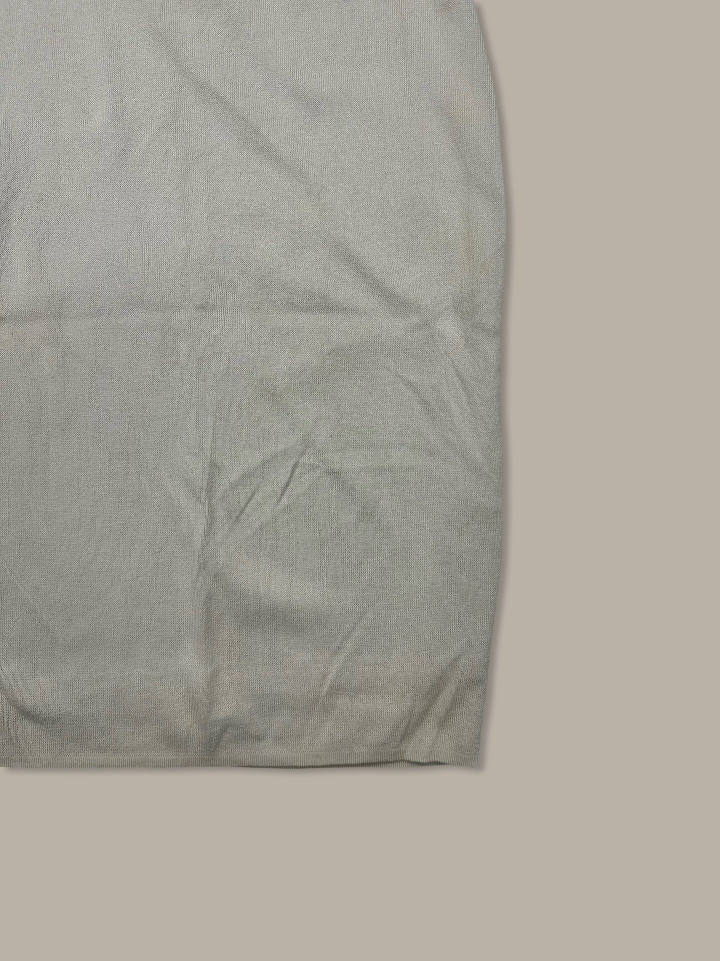Valentino Gonna Tubino in Maglia Beige 42 S