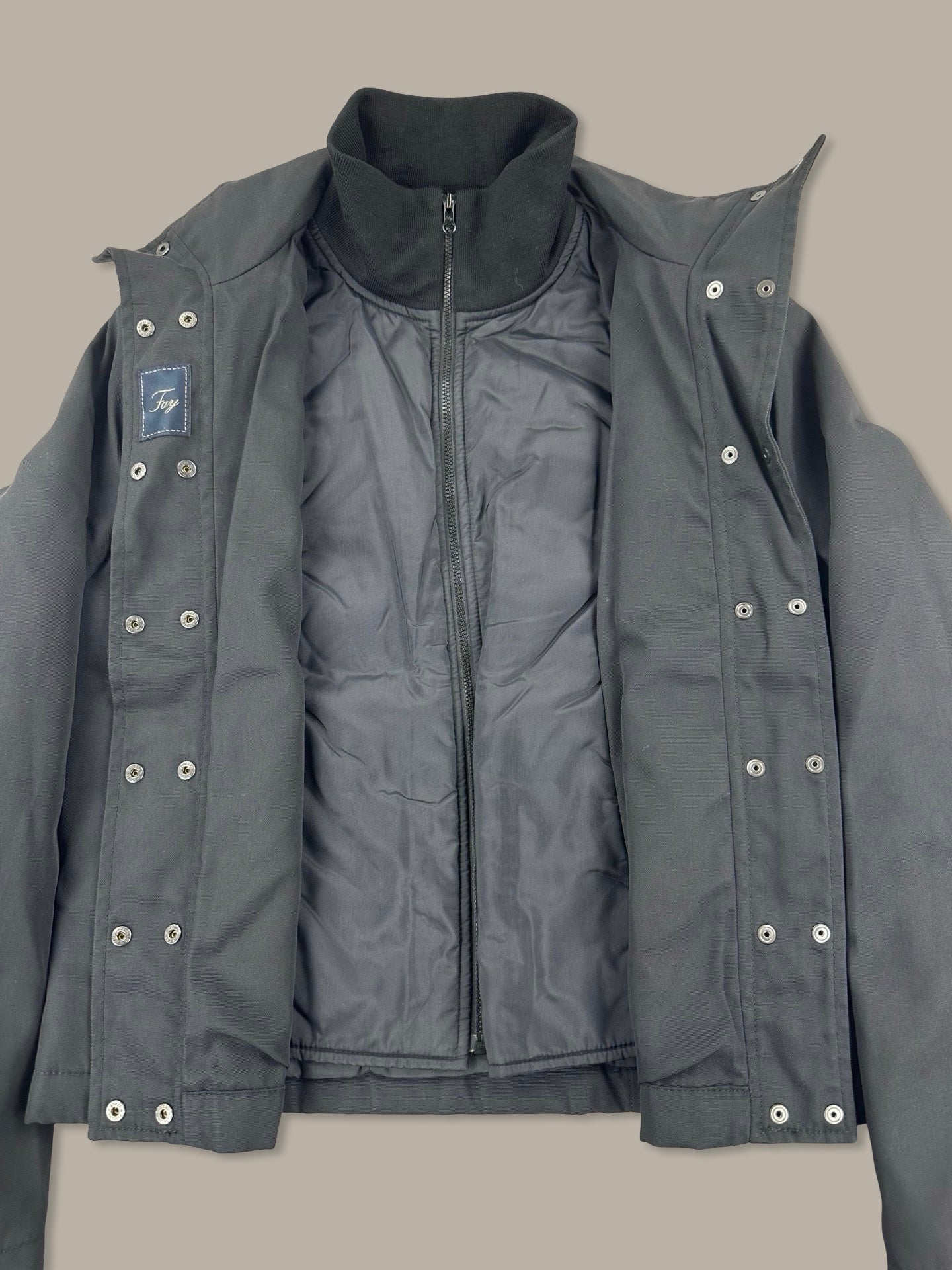 Fay Double Layer Puffer Jacket Nero M